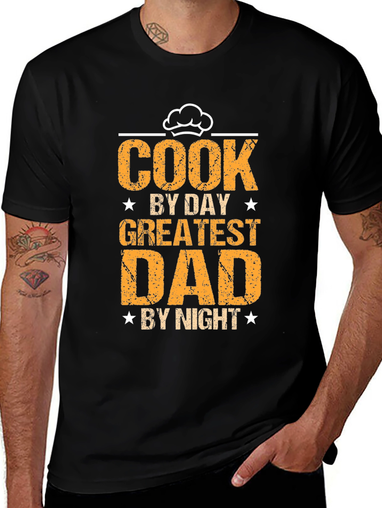 Variant 29 of Cook by Day Greatest Dad by Night Graphic T-Shirt