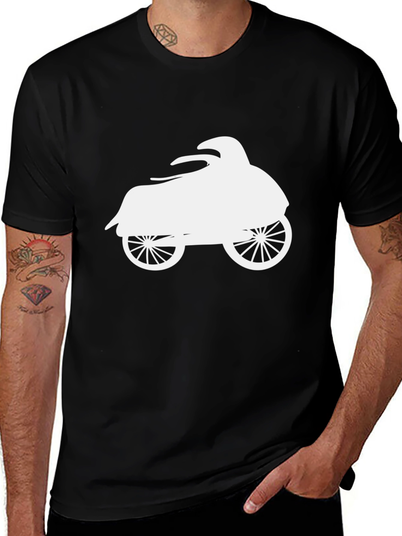 Variant 14 of Vintage Motorcycle Graphic T-Shirt