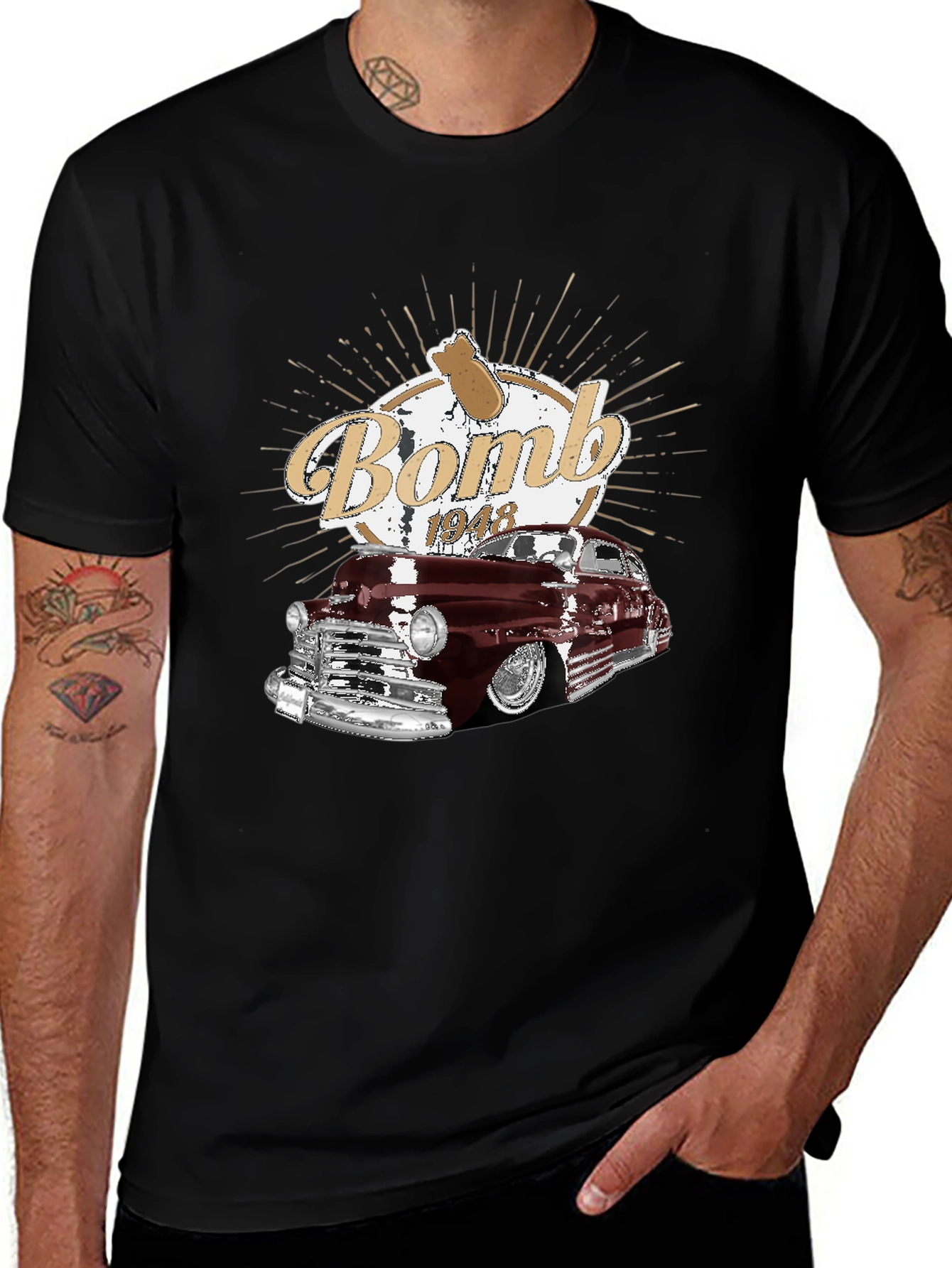 Variant 26 of Bomb 1948 Car Graphic T-Shirt