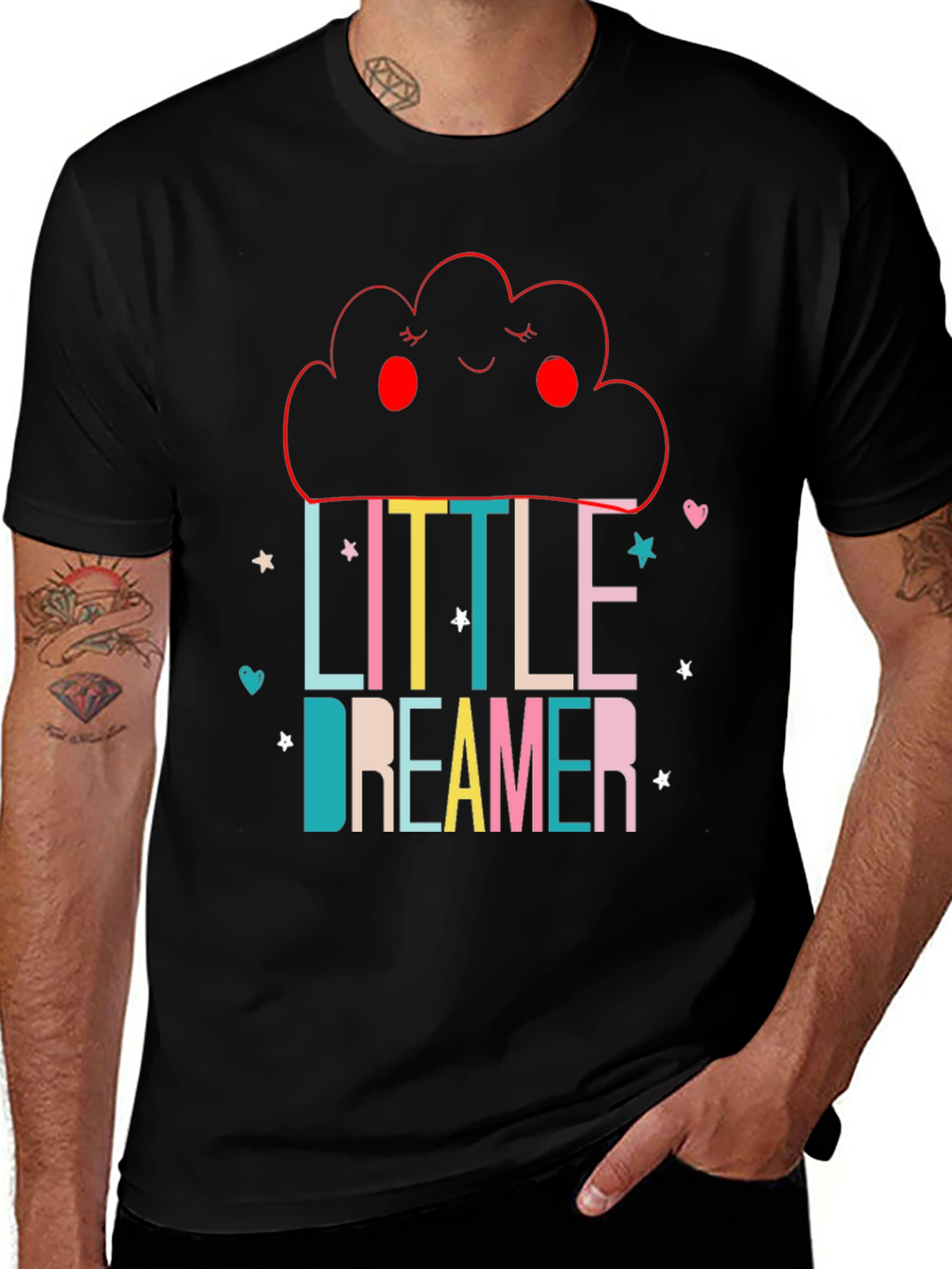 Variant 24 of Little Dreamer Black Graphic Tee