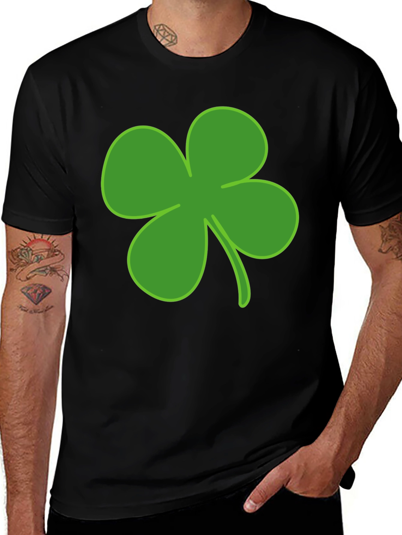 Variant 19 of Shamrock T-Shirt - Luck of the Irish