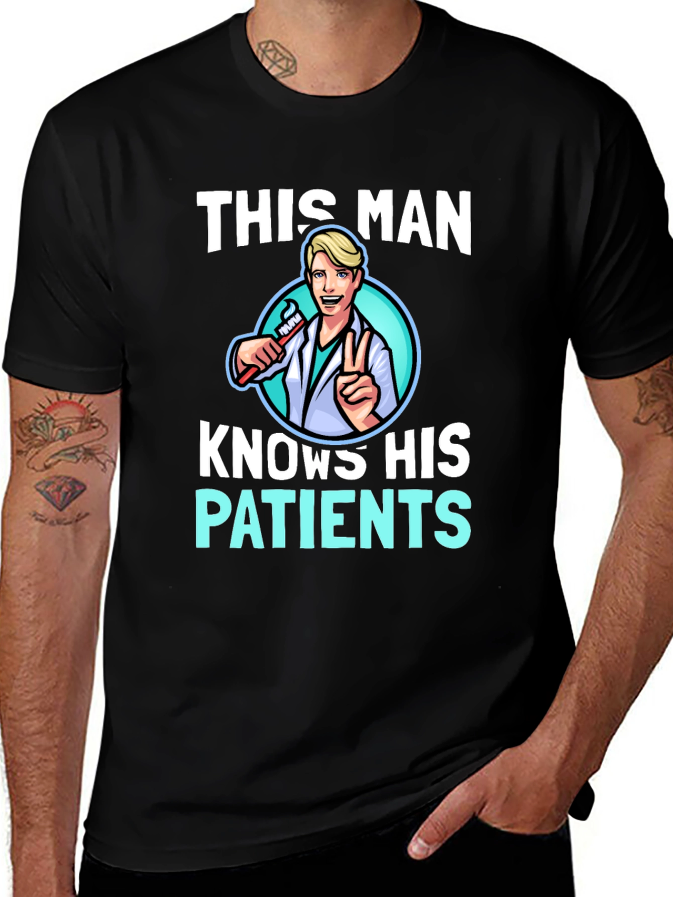 Variant 30 of This Man Knows His Patients Graphic Tee
