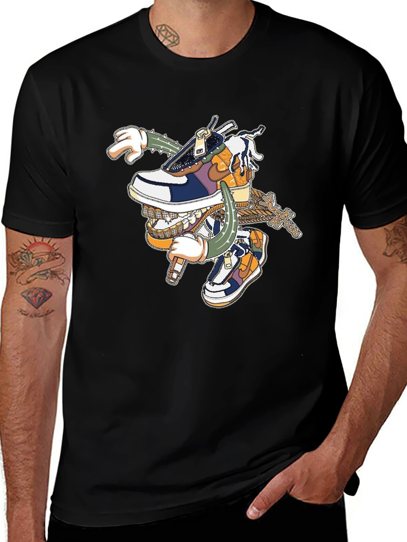 Variant 26 of Sneaker Head Graphic Tee - Urban Streetwear