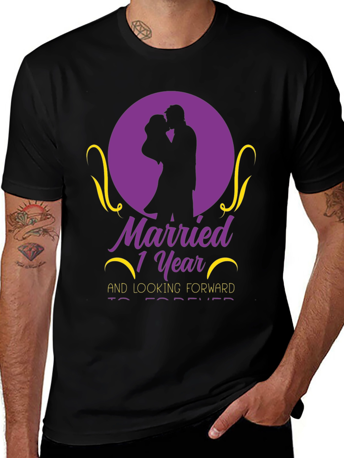Variant 7 of Married 1 Year Anniversary T-Shirt