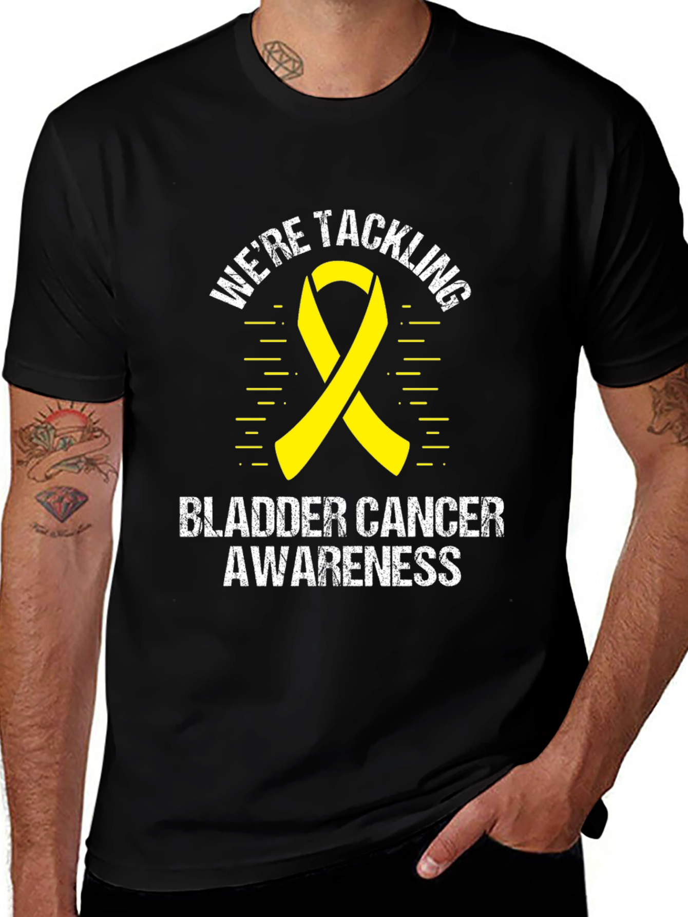 Bladder Cancer Awareness T-Shirt - We're Tackling It