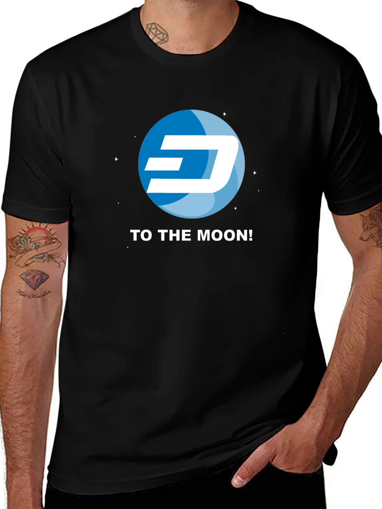 Variant 30 of To The Moon Graphic Tee - Crypto T-Shirt
