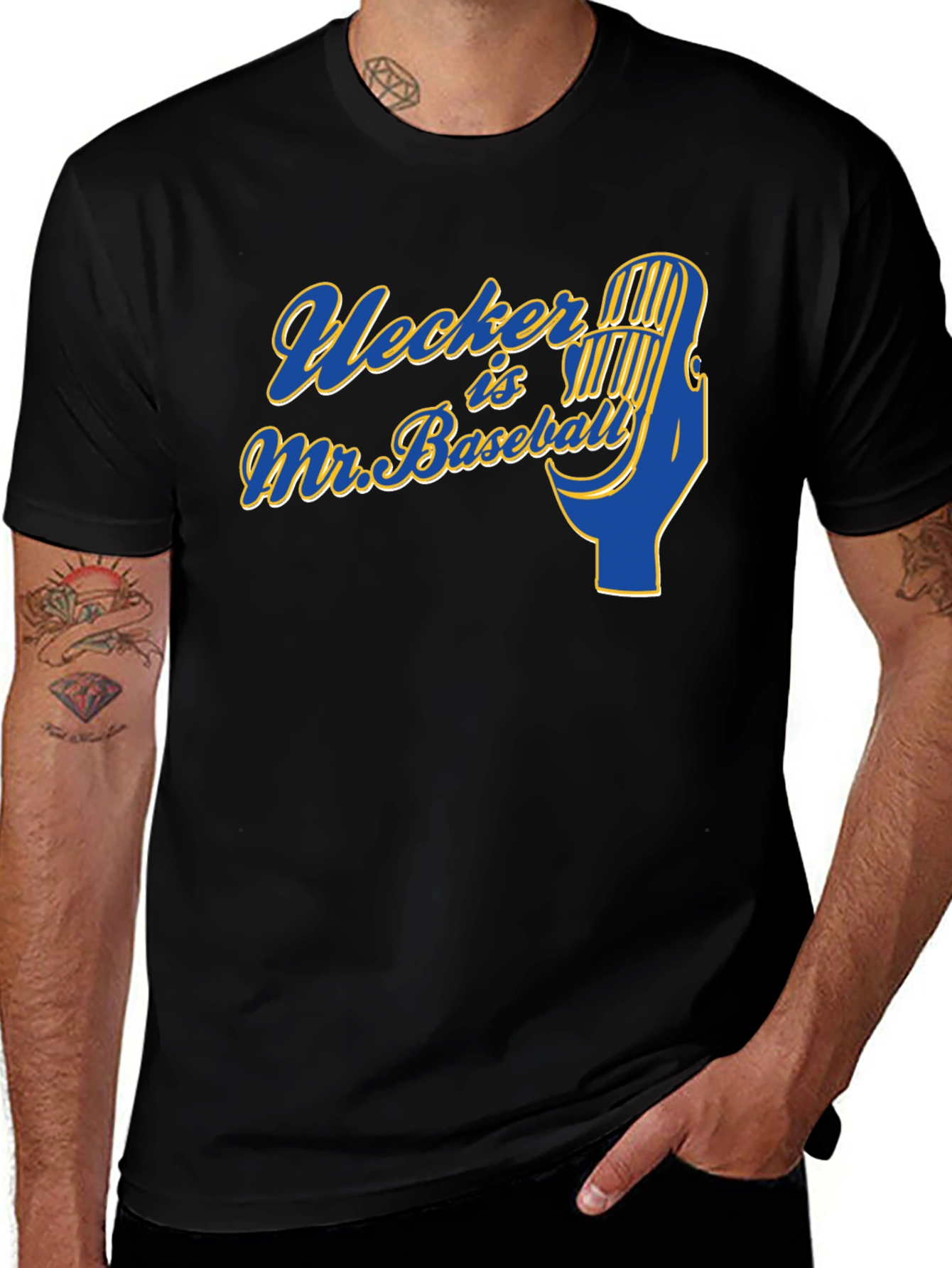 Variant 9 of Uecker is Mr. Baseball T-Shirt - Retro Style