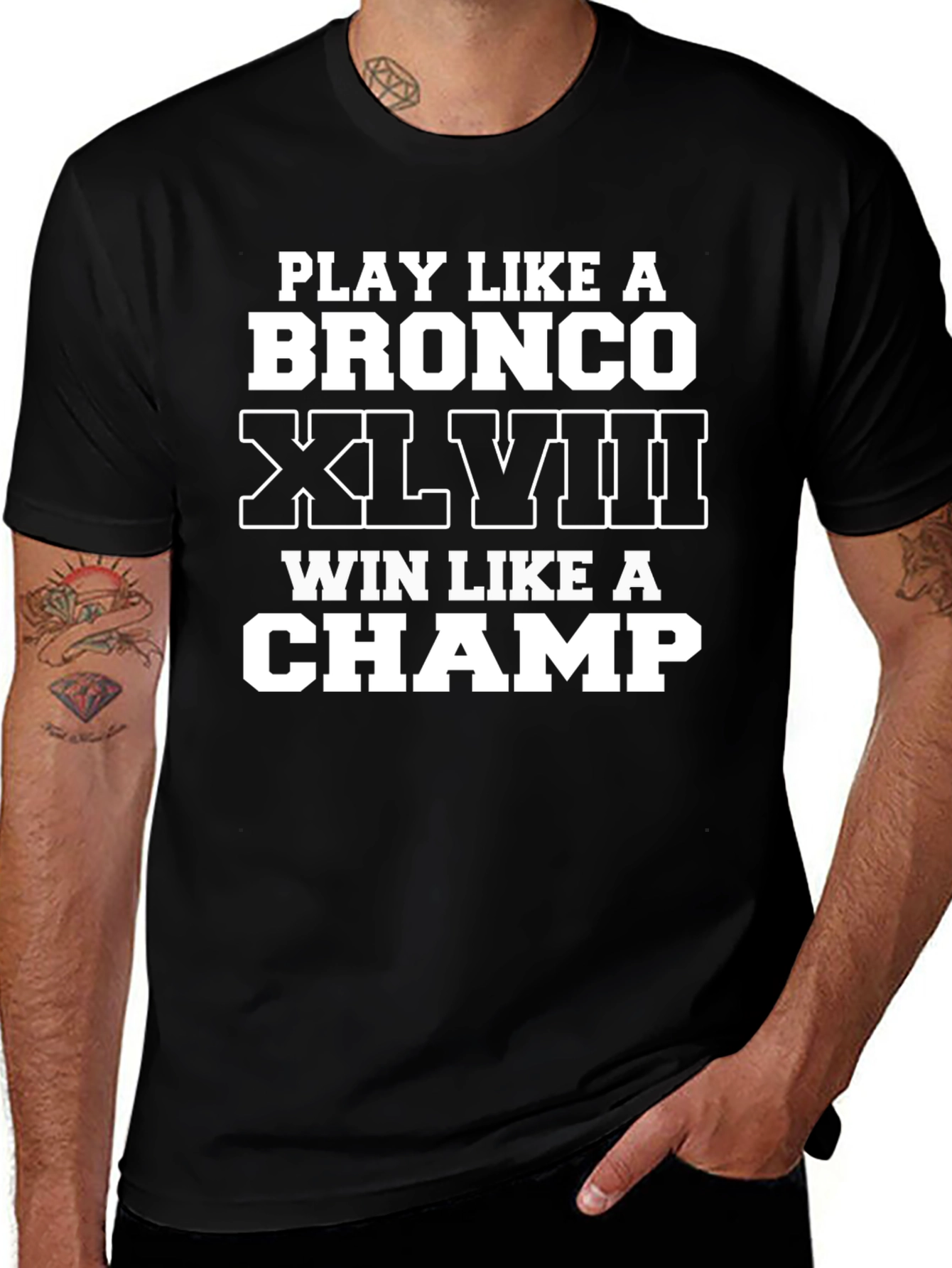 Broncos XLVIII Graphic Tee - Play Like A Champ