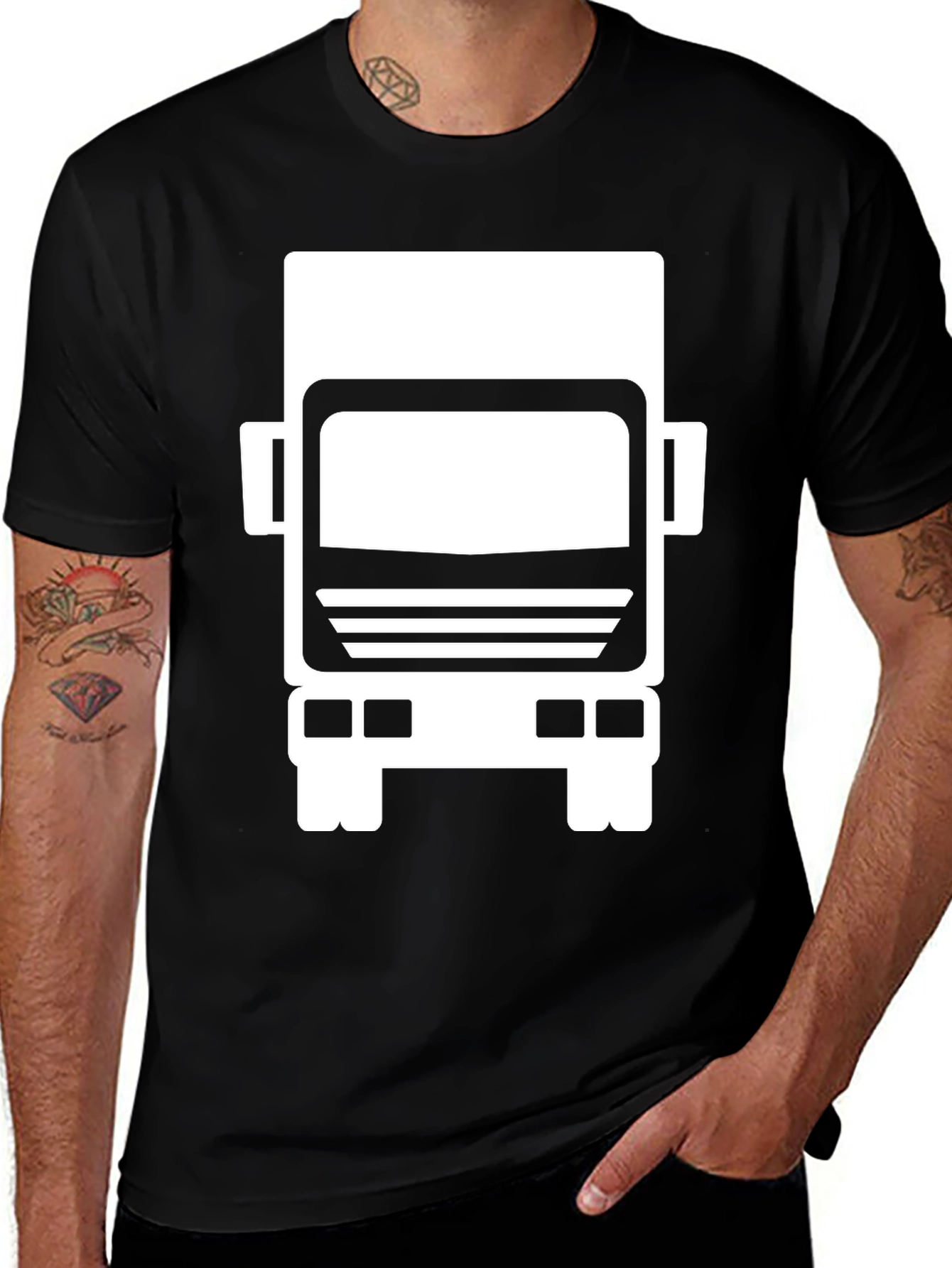 Variant 24 of Truck Graphic Tee - Bold Statement
