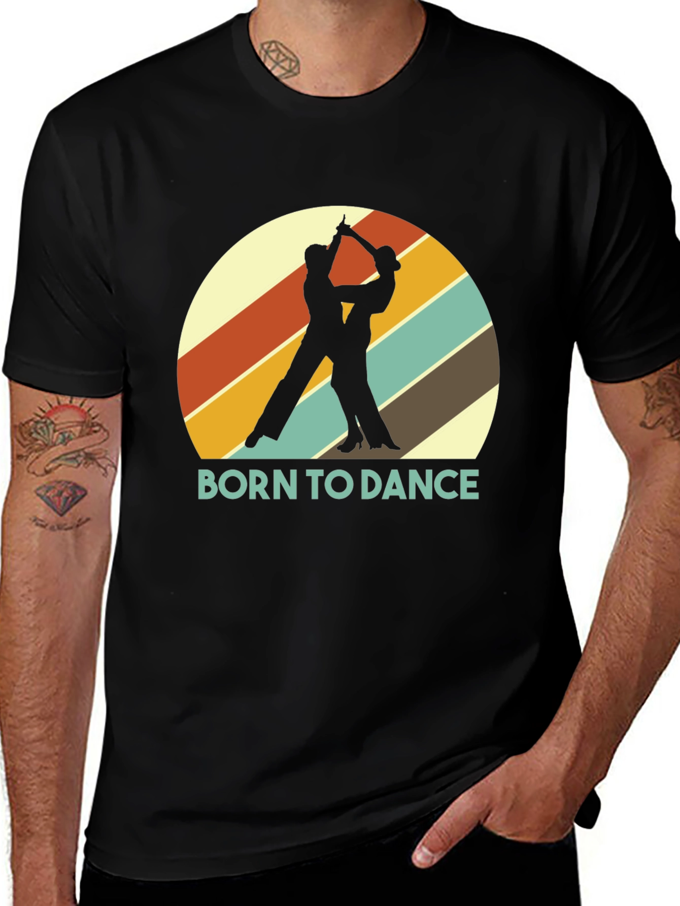 Variant 13 of Born To Dance Graphic T-Shirt