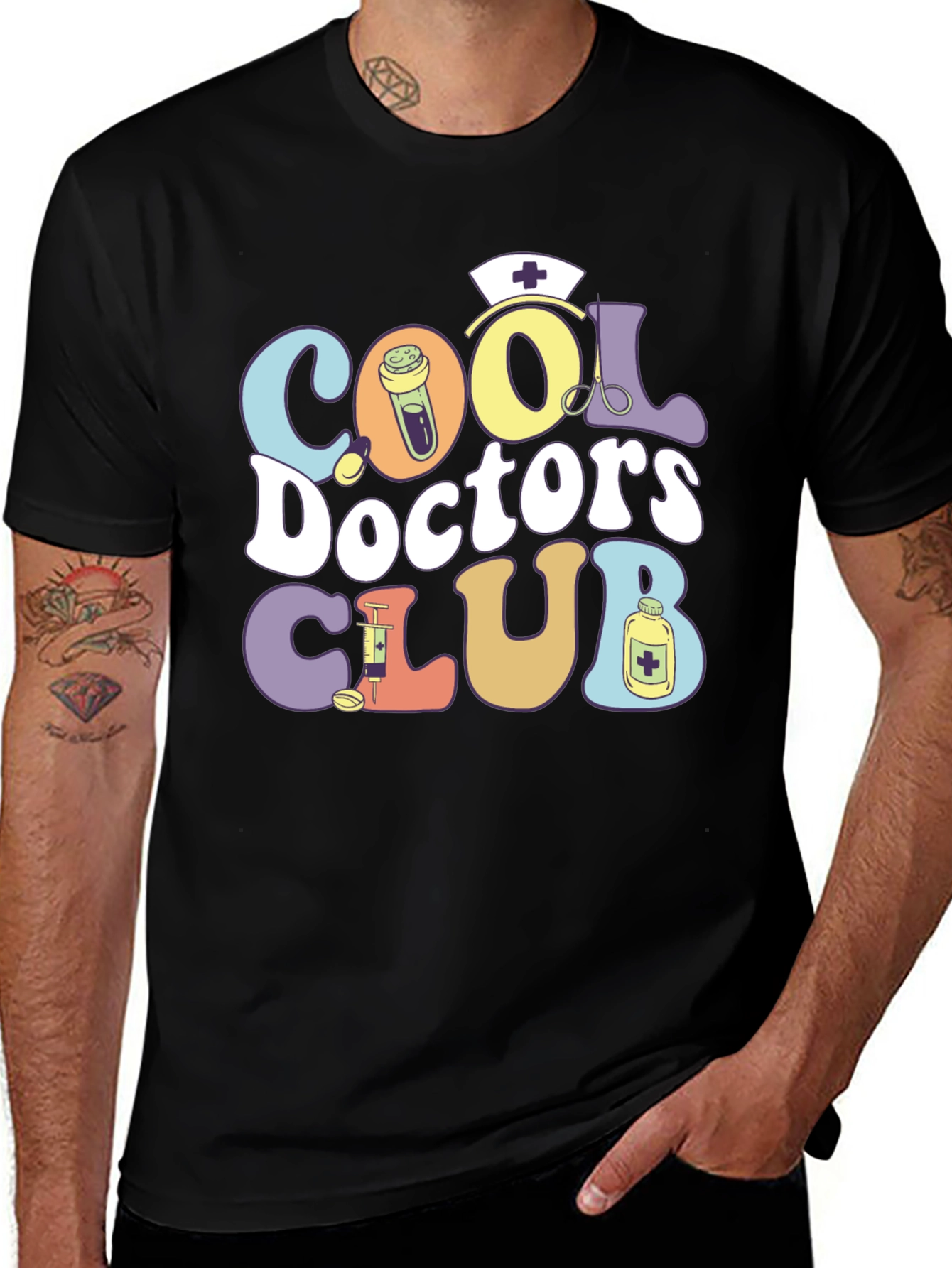 Variant 20 of Cool Doctors Club Graphic T-Shirt