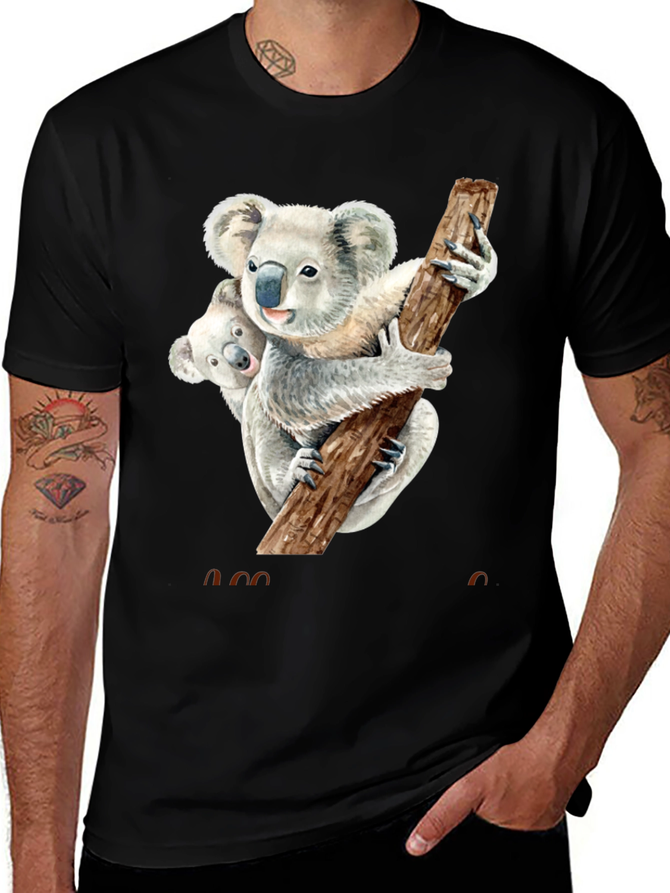 Variant 14 of Koala Bear Hug T-Shirt