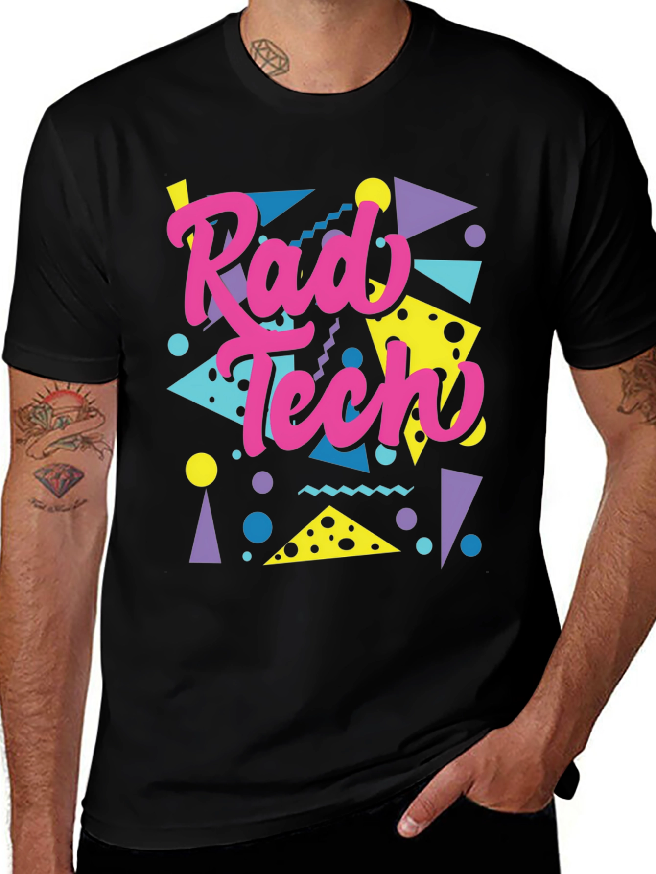 Rad Tech 90s Style Graphic T-Shirt
