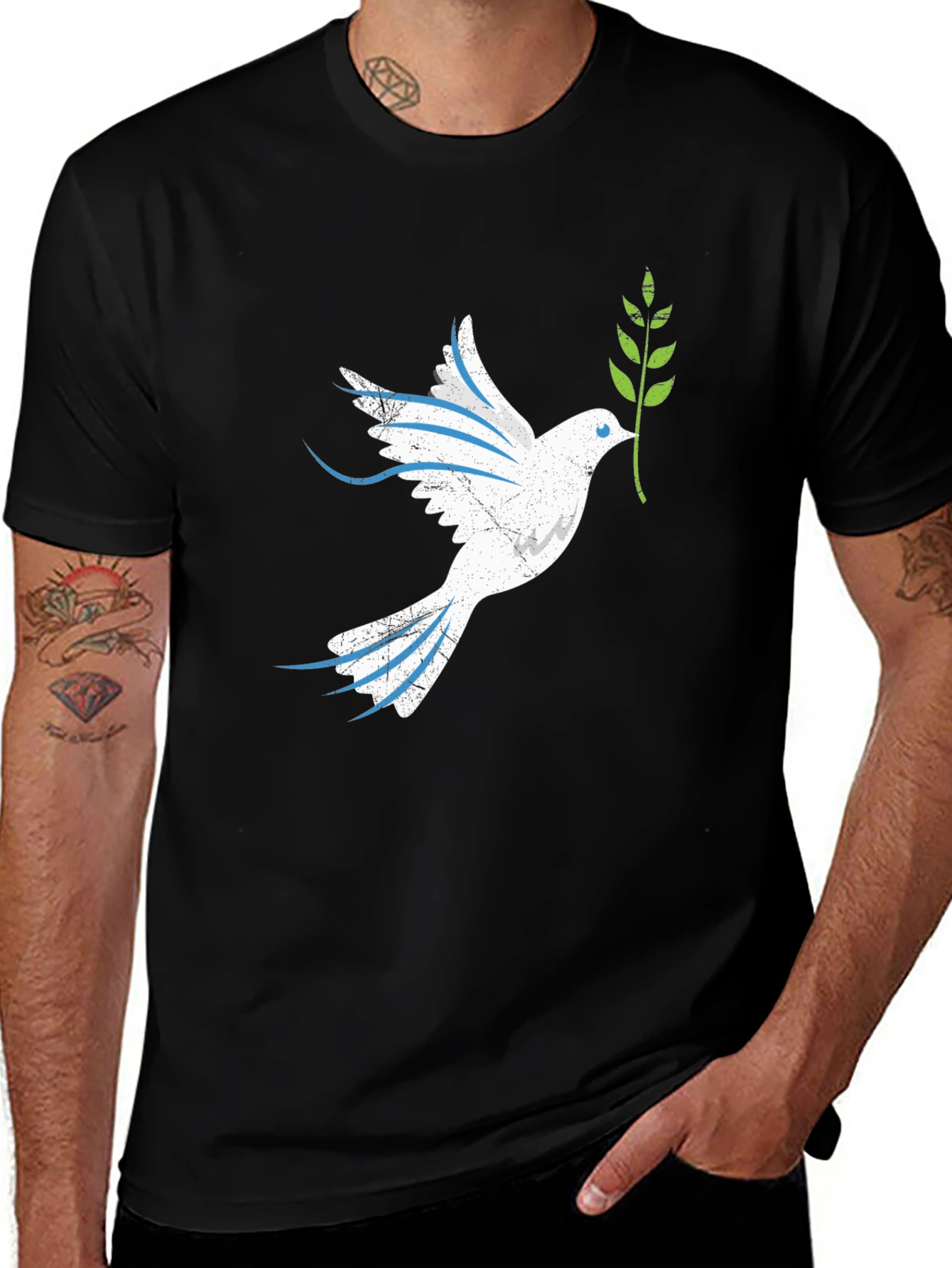 Variant 14 of Peace Dove Graphic Tee