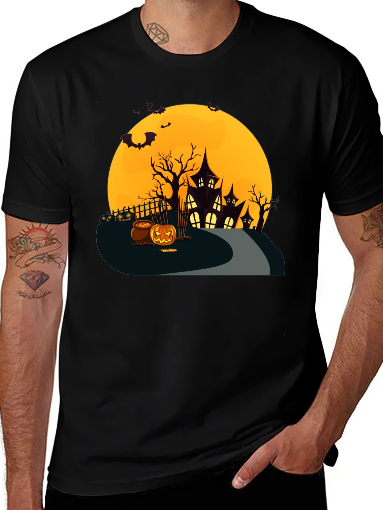 Halloween Graphic Tee - Spooky Season Shirt