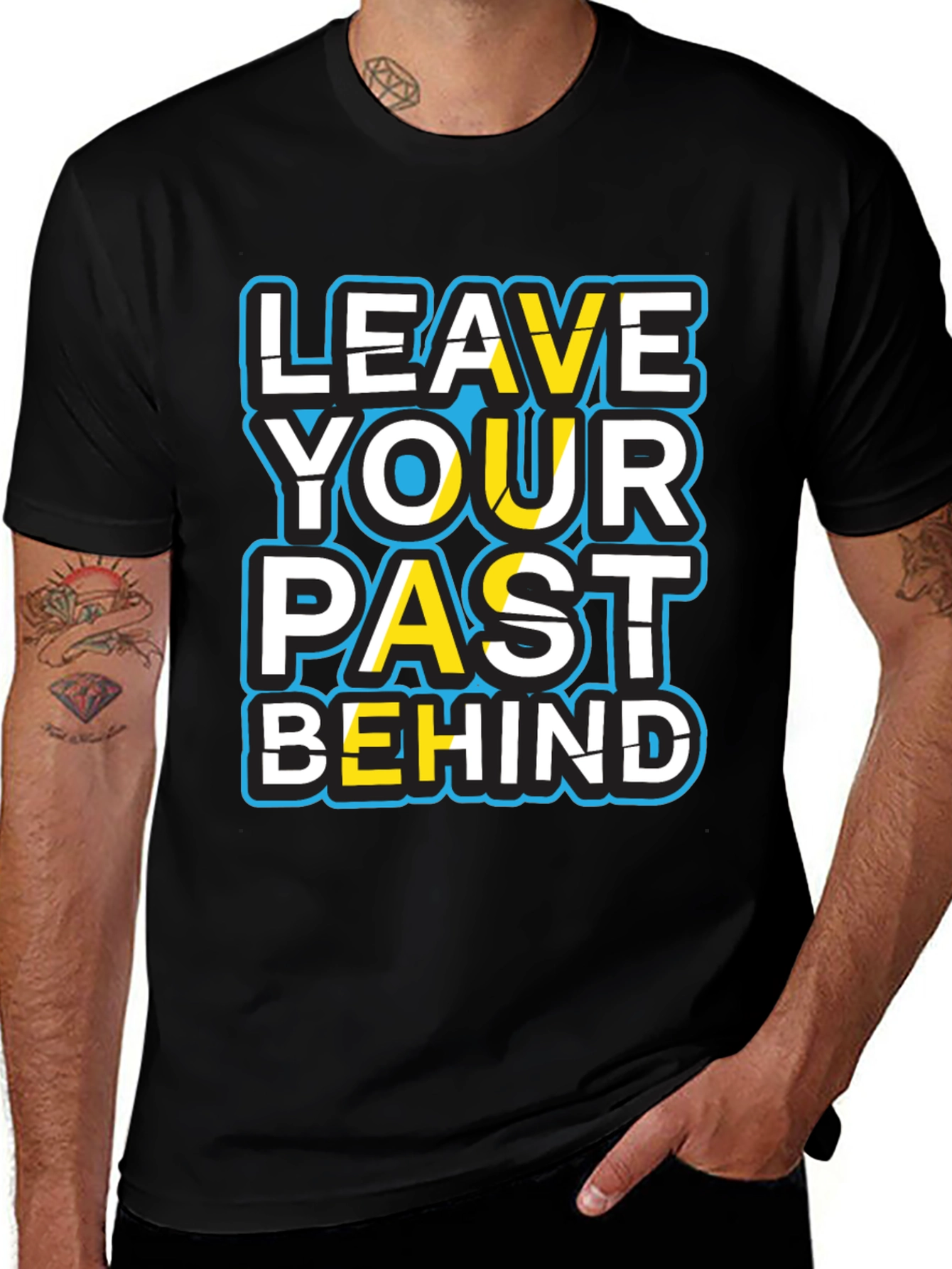 Variant 10 of Leave Your Past Behind Graphic Tee