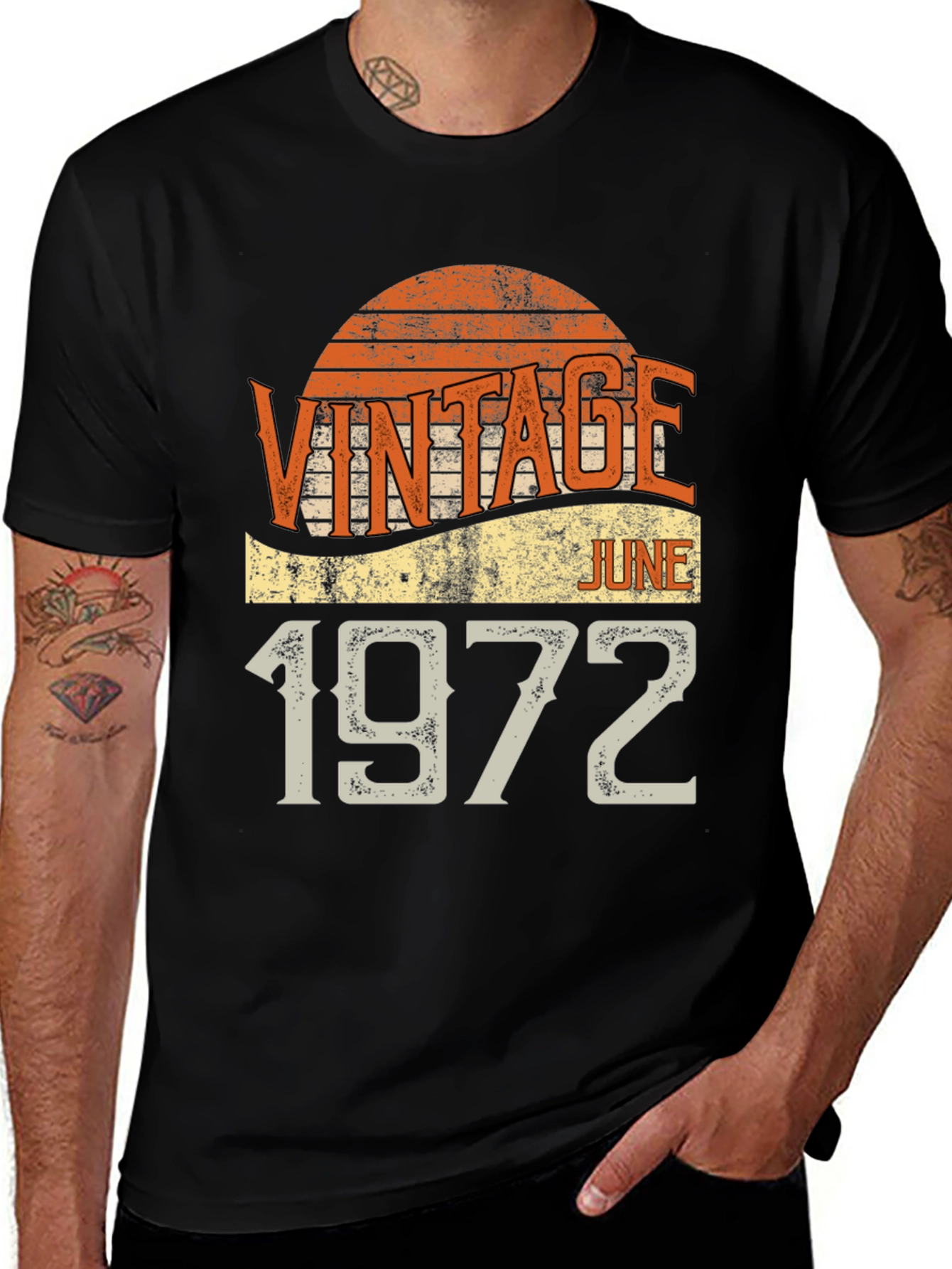 Variant 16 of Vintage June 1972 Graphic T-Shirt