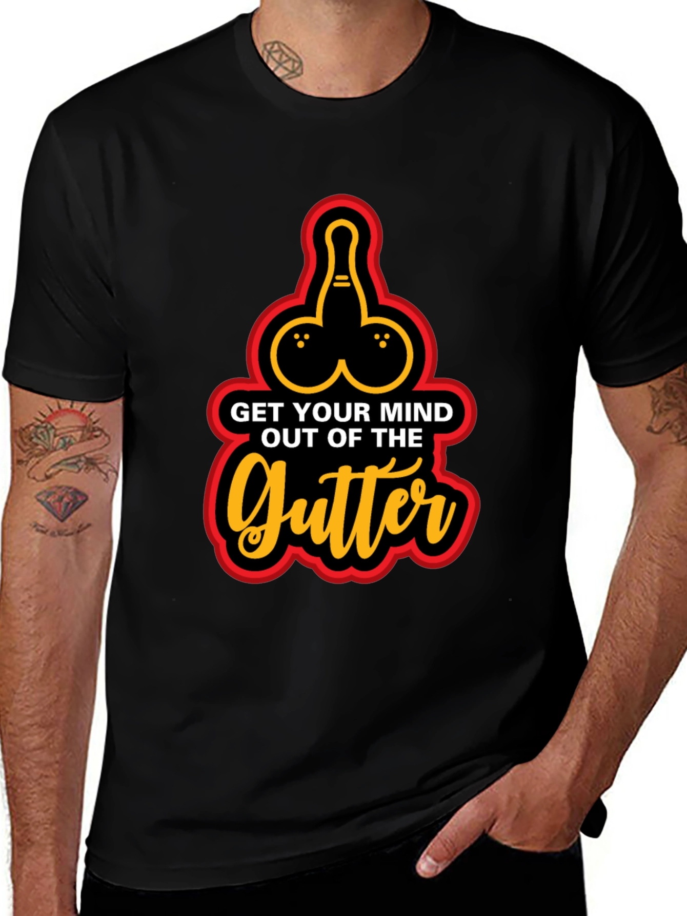 Variant 13 of Get Your Mind Out of the Gutter Graphic Tee