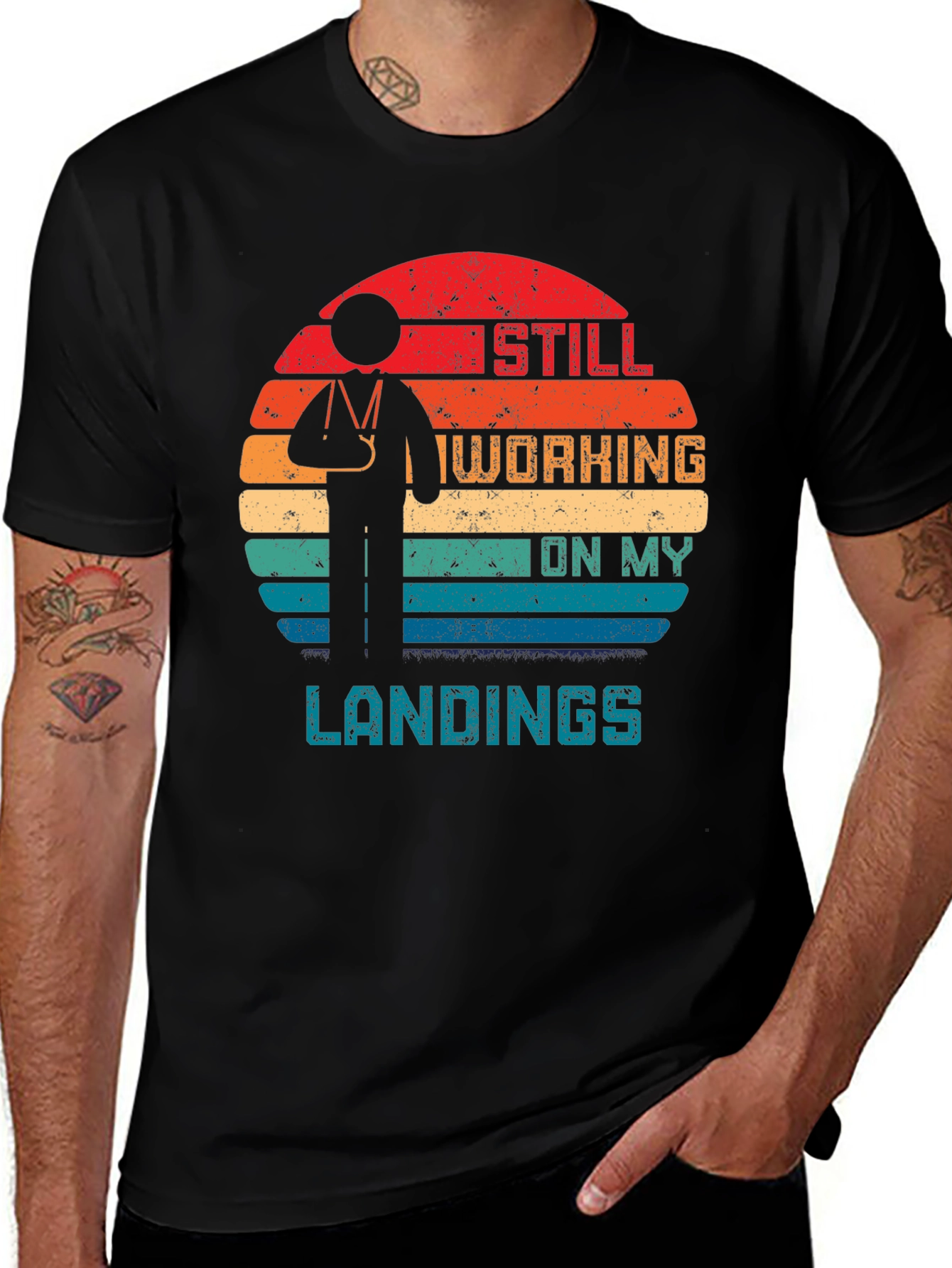 Variant 30 of Still Working on My Landings Funny T-Shirt