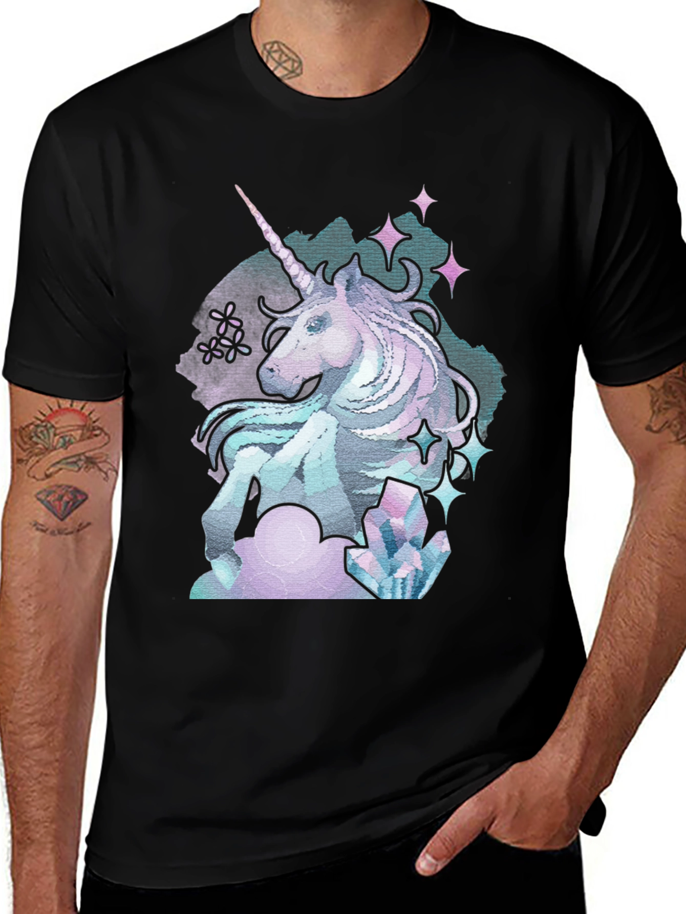 Variant 25 of Unicorn Graphic T-Shirt - Magical Design