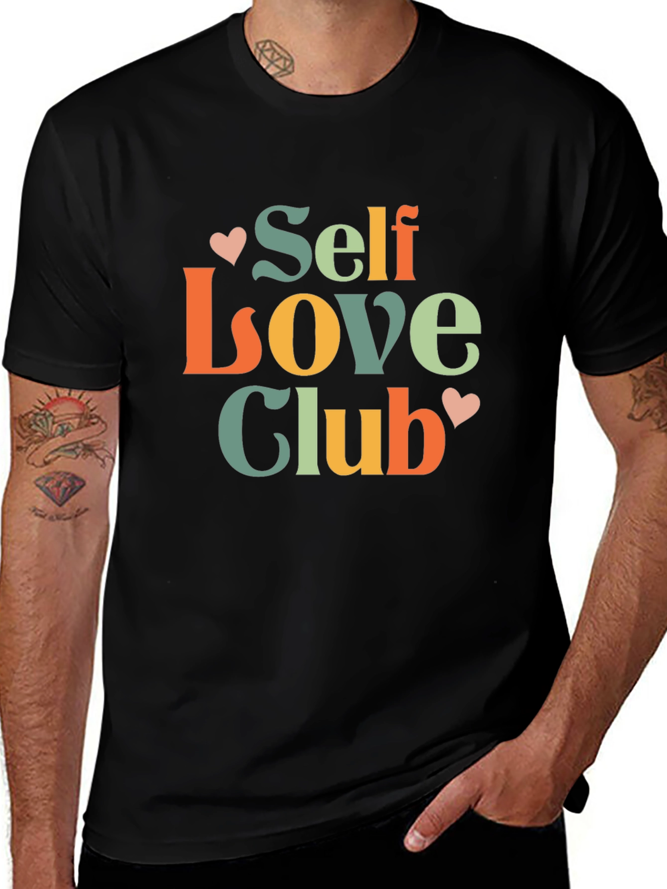 Variant 16 of Self Love Club Graphic Tee - Trendy Comfort