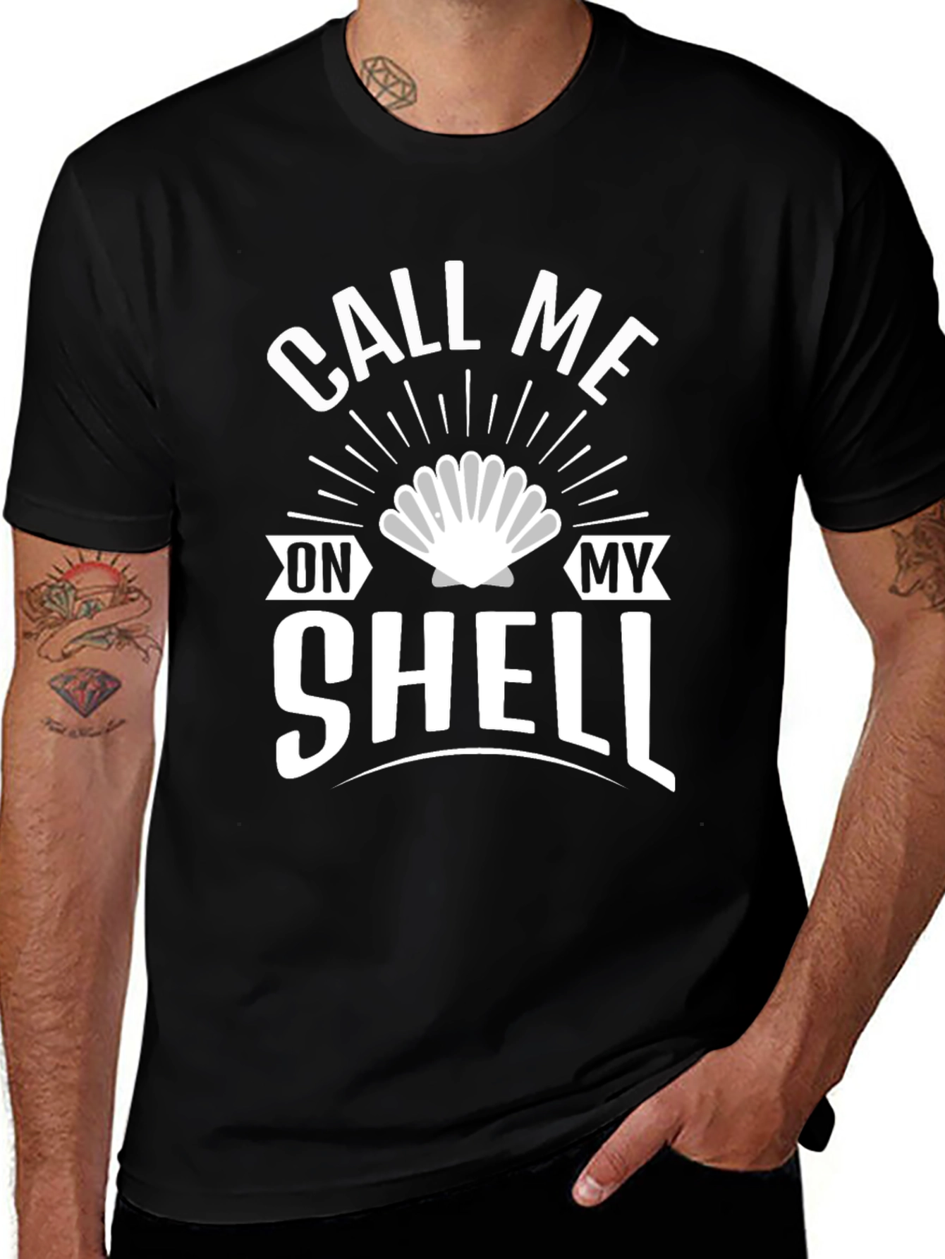 Variant 6 of Call Me On My Shell Graphic T-Shirt