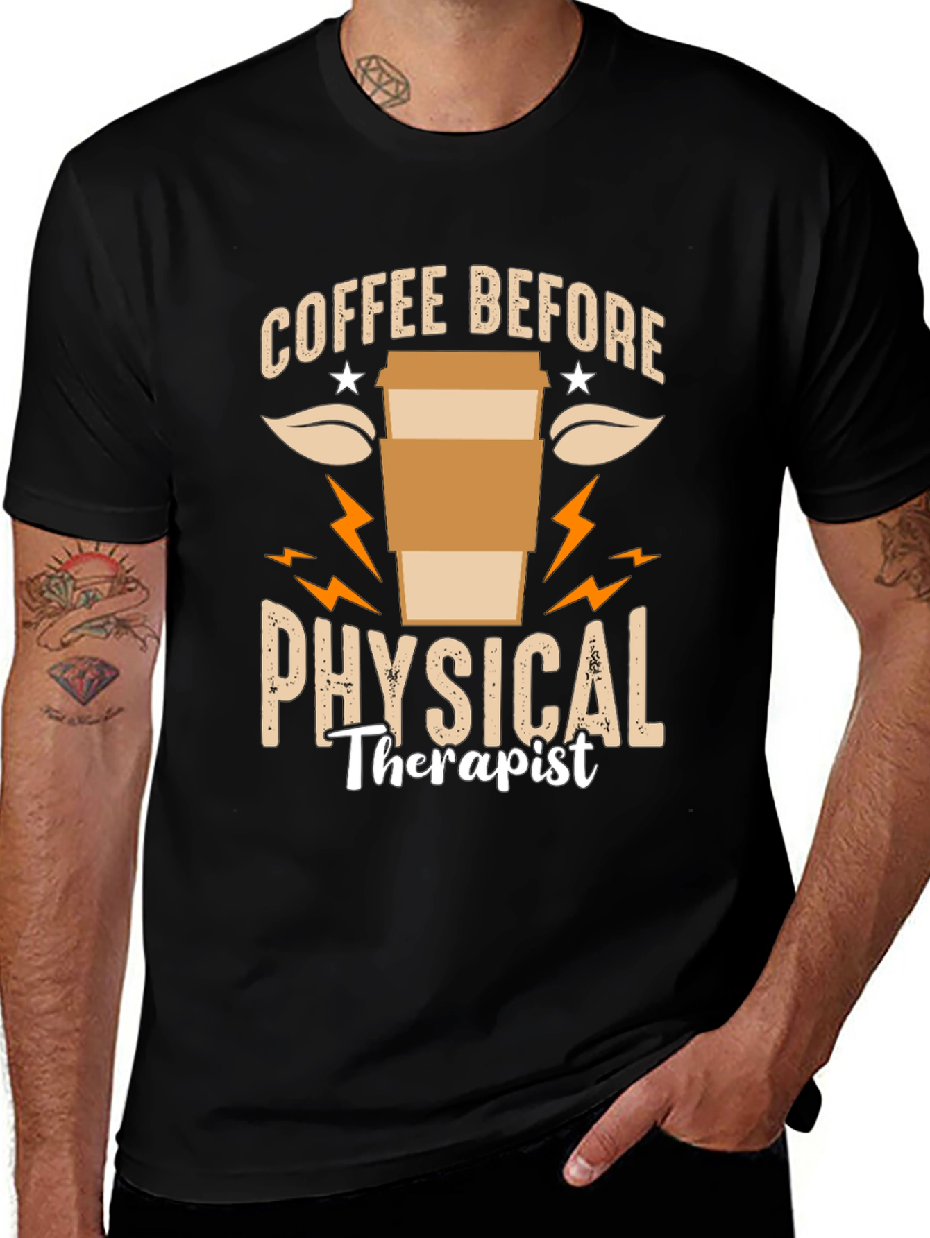 Variant 9 of Coffee Before Physical Therapist T-Shirt