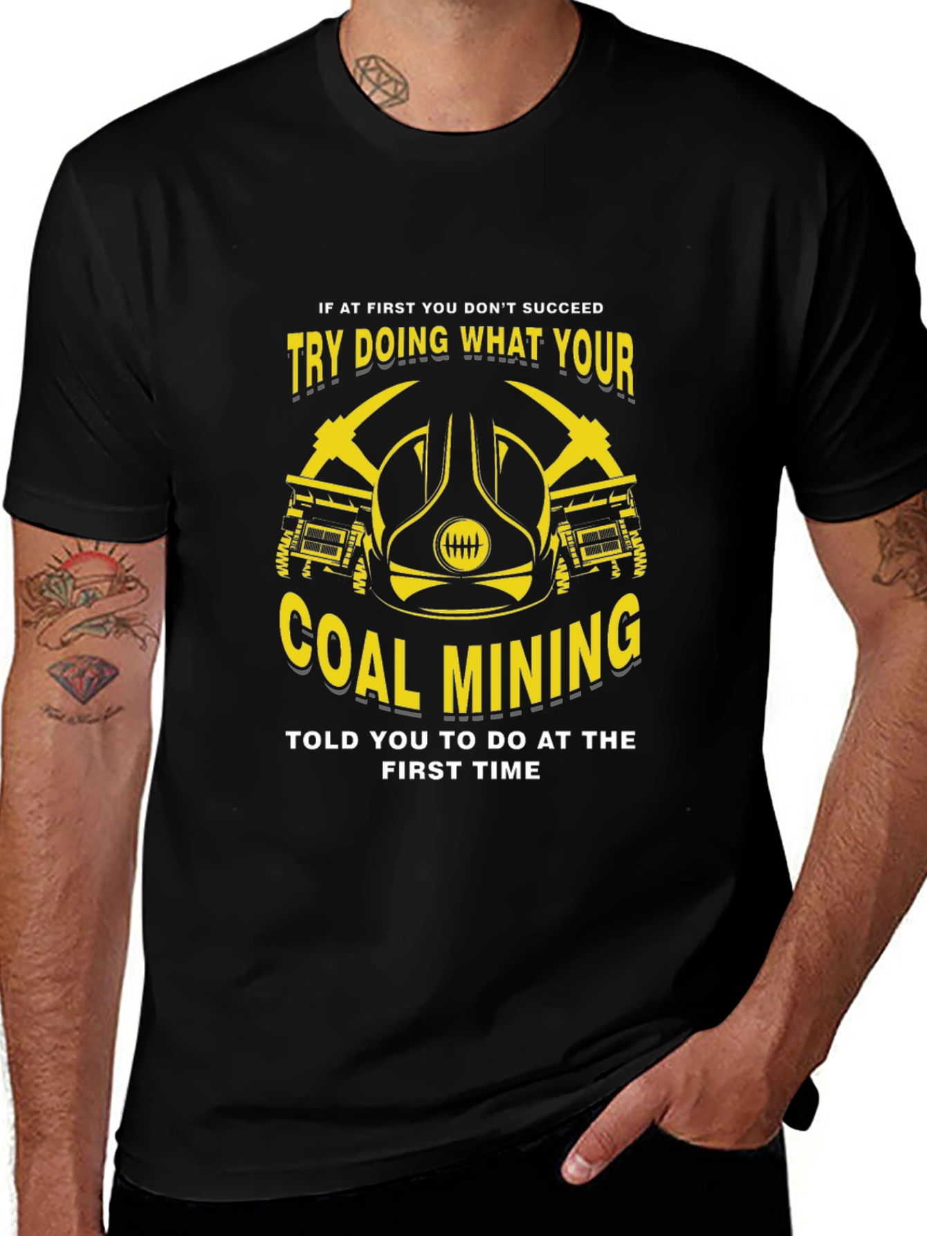 Variant 20 of Coal Mining Graphic Tee - Funny Work Shirt