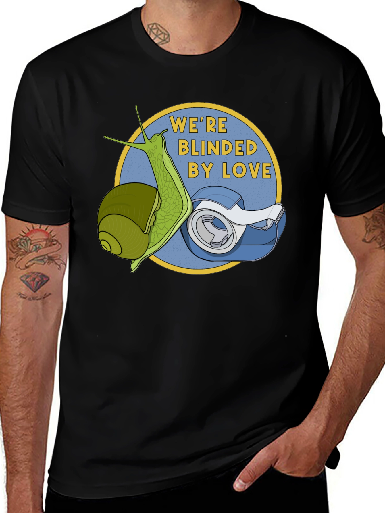 Variant 20 of Blinded by Love Snail Graphic Tee