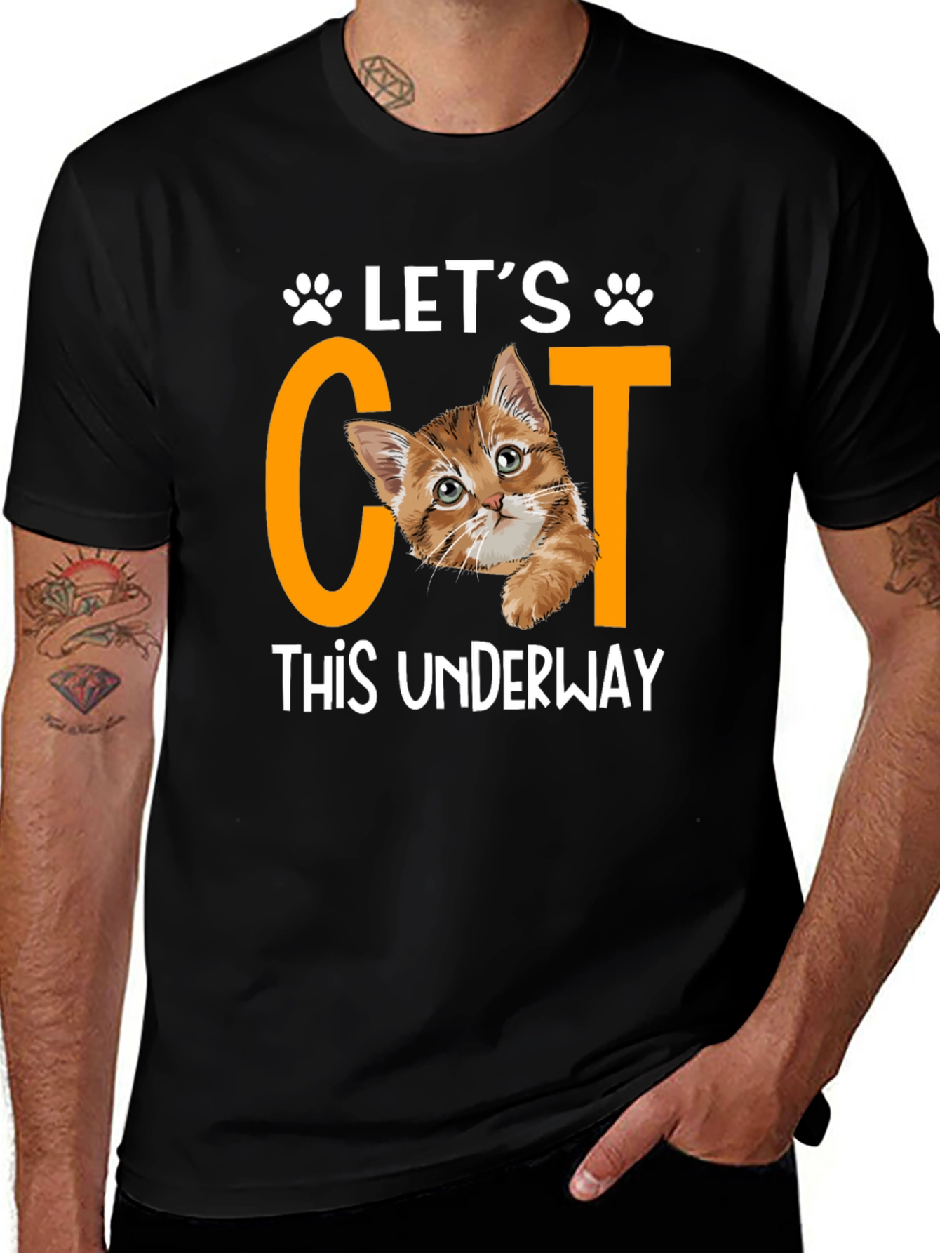 Variant 27 of Let's Get This Underway Cat T-Shirt