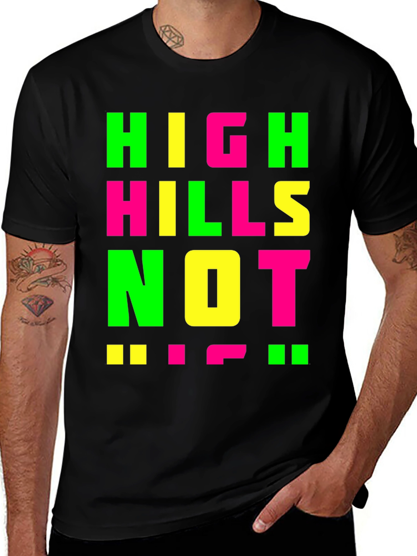 Variant 7 of High Hills Not High Heels T-Shirt