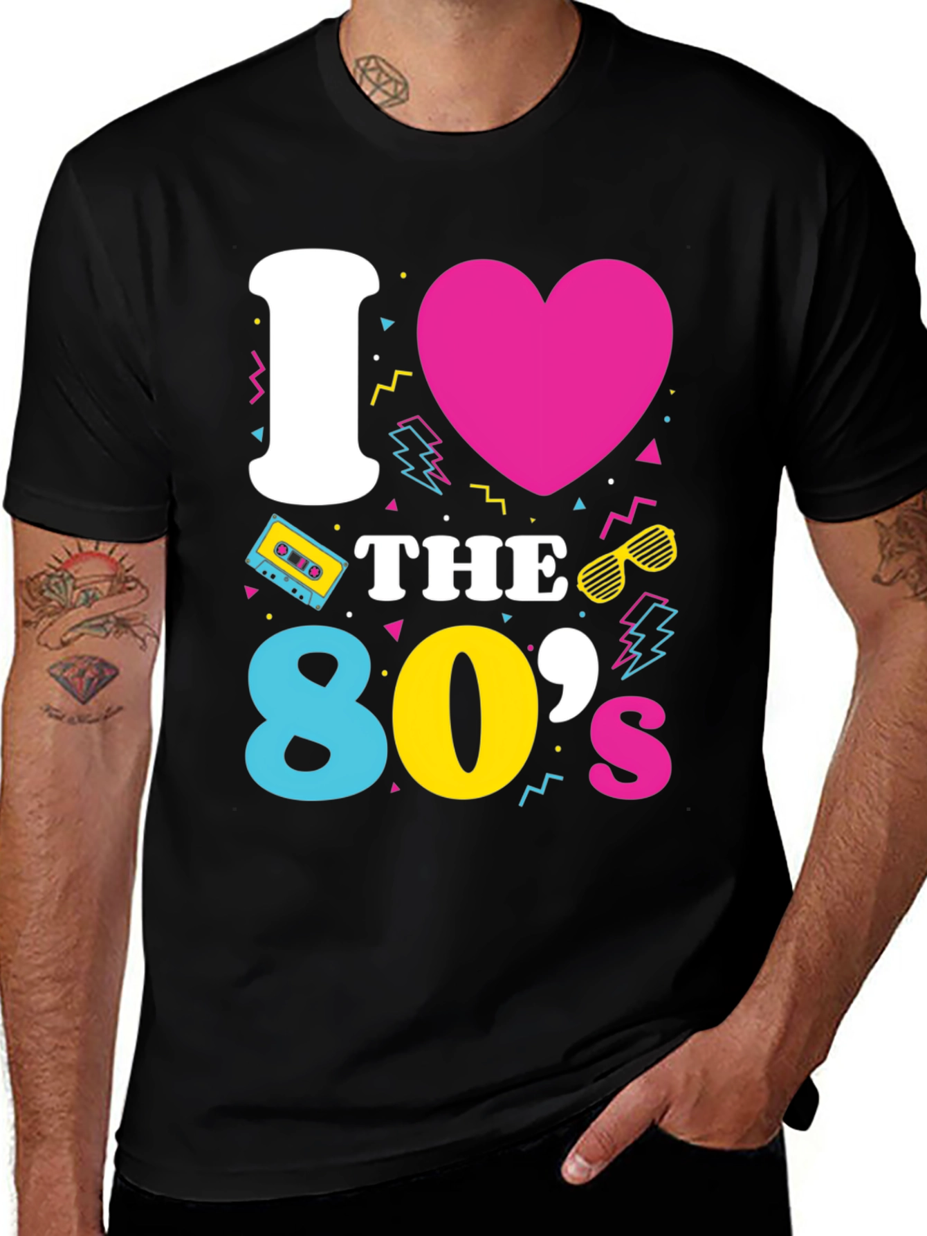 I Love the 80s T-Shirt Retro Design