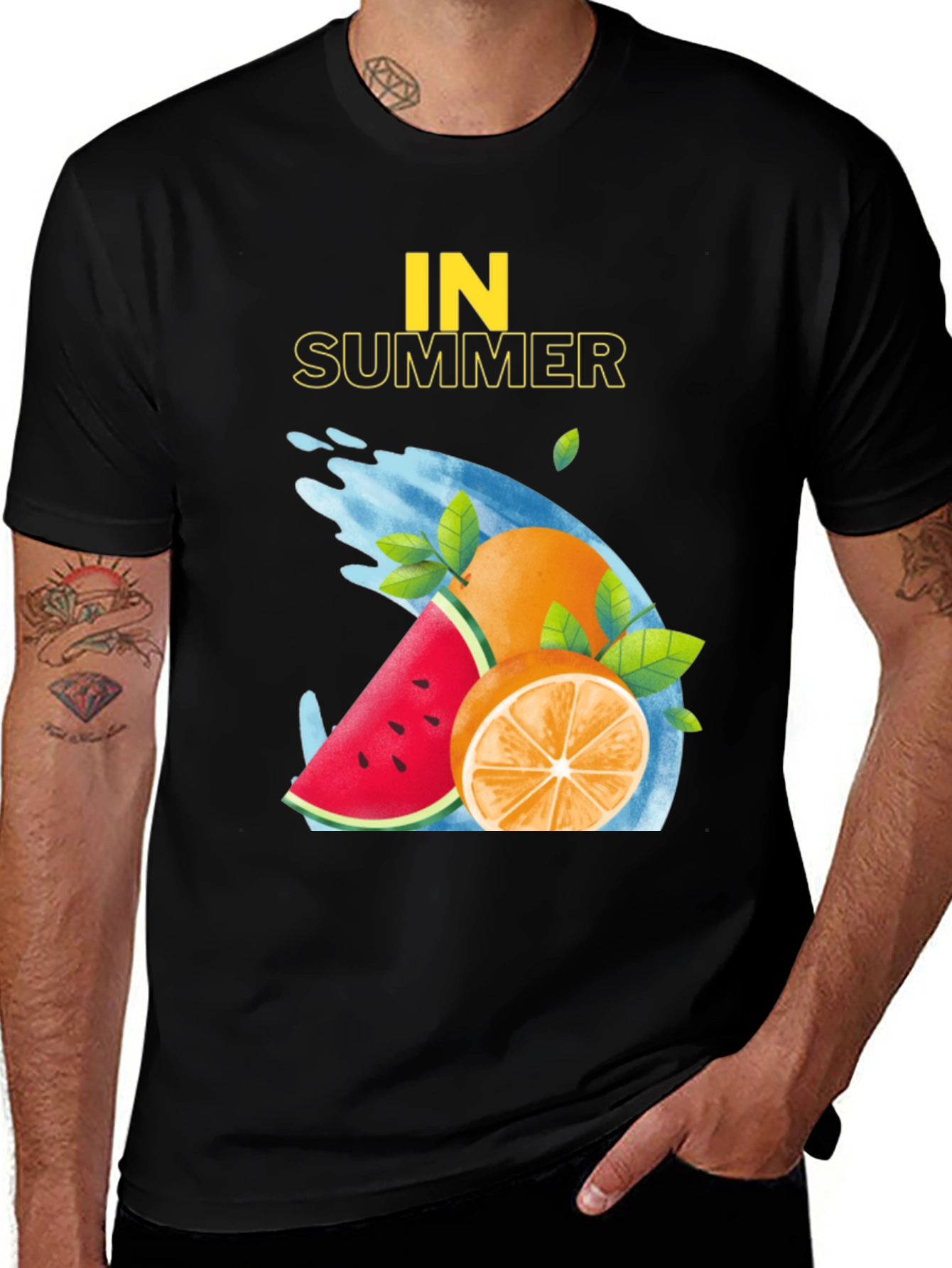 Variant 16 of Summer Fruits Graphic T-Shirt