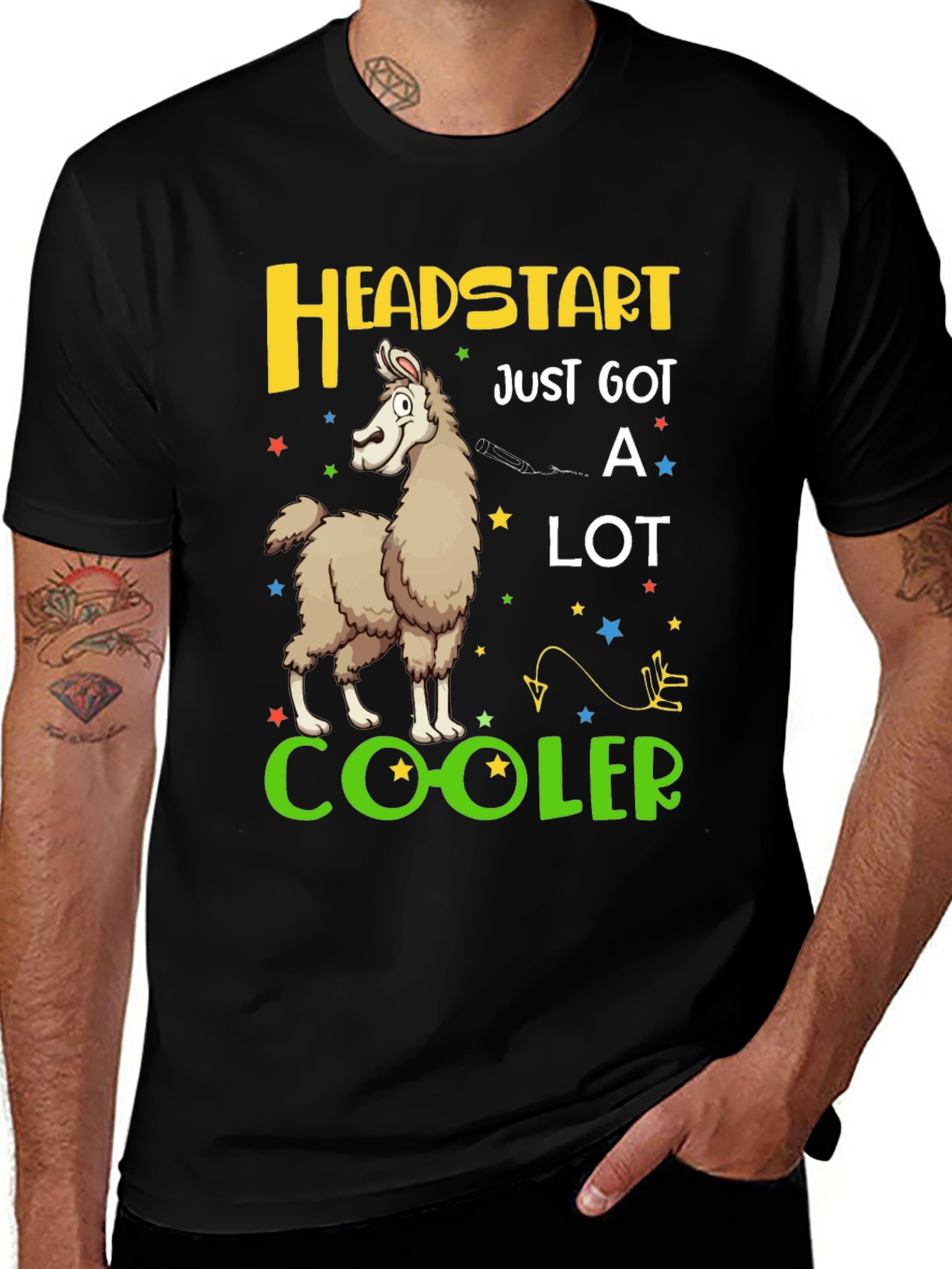 Variant 14 of Headstart Just Got a Lot Cooler Llama T-Shirt