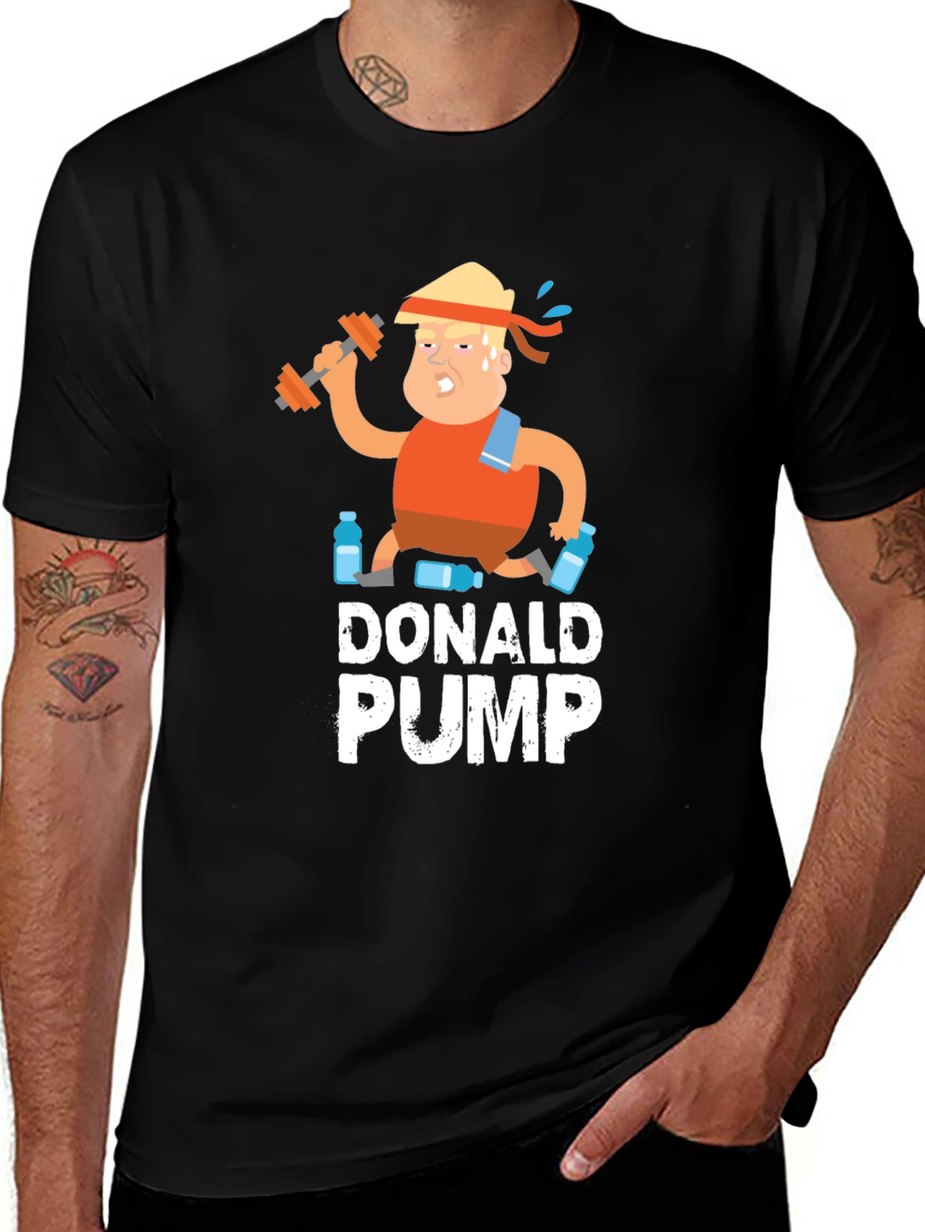 Donald Pump T-Shirt - Fitness Tee