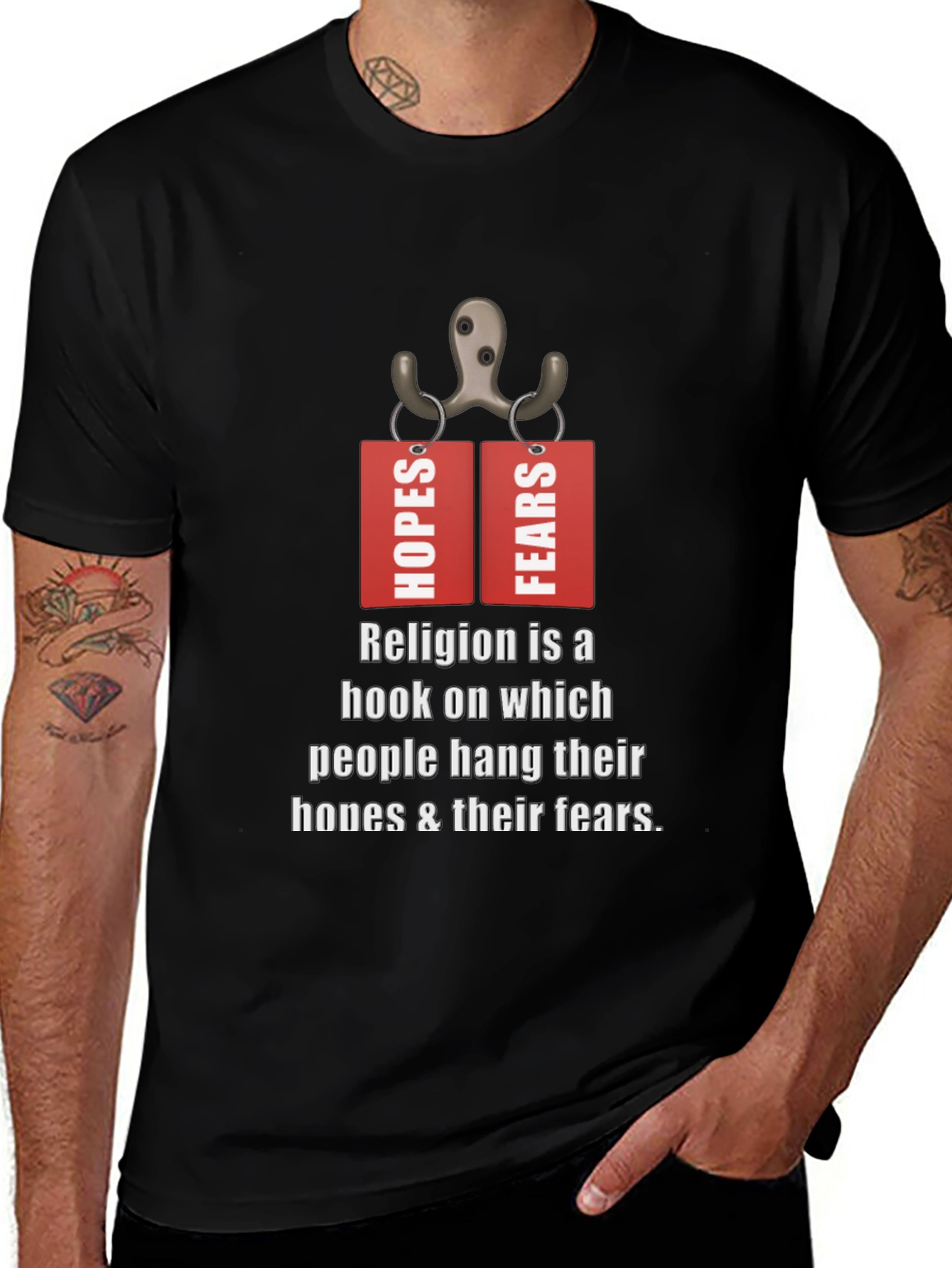 Variant 12 of Religion Hopes Fears T-Shirt