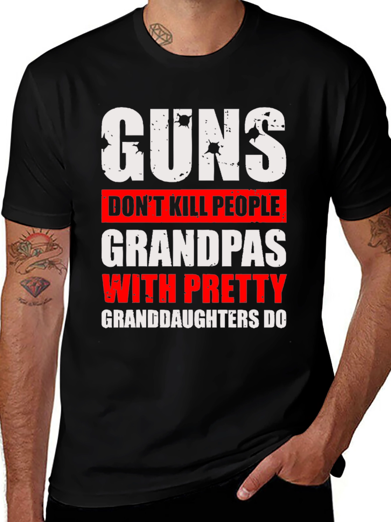 Variant 5 of Guns Don't Kill People T-Shirt