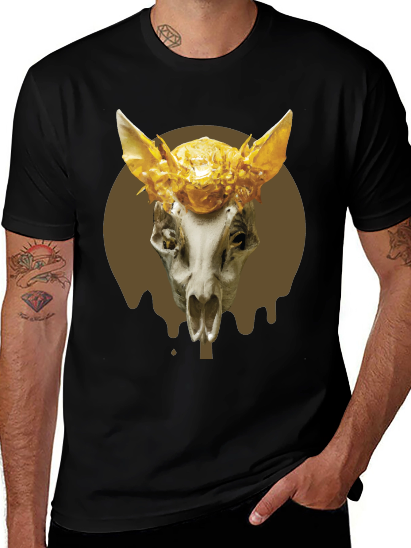 Variant 17 of Skull Crown Tee - Unique Graphic Print