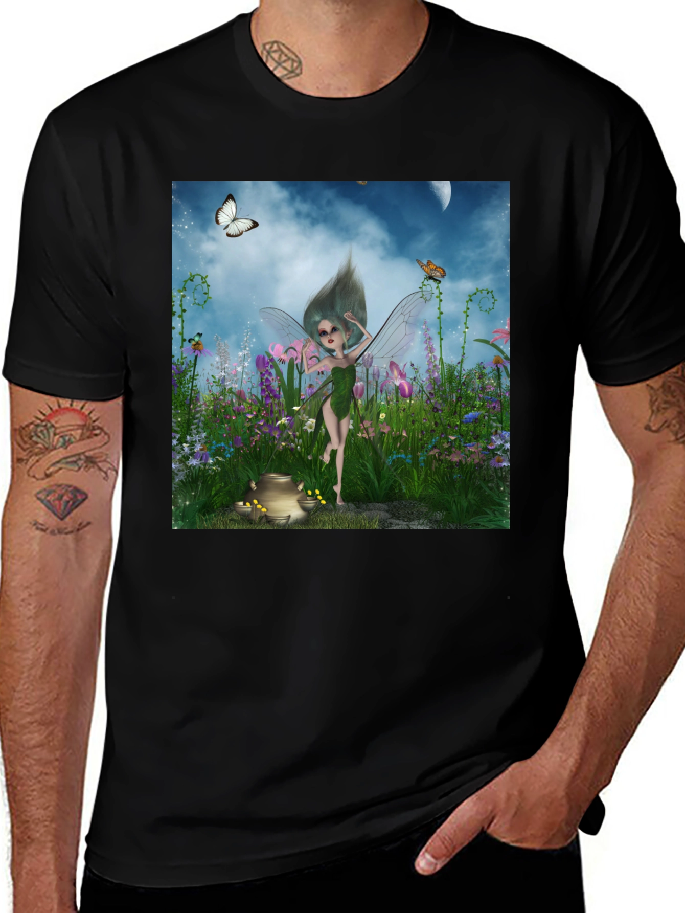 Variant 11 of Fairy Garden Graphic T-Shirt