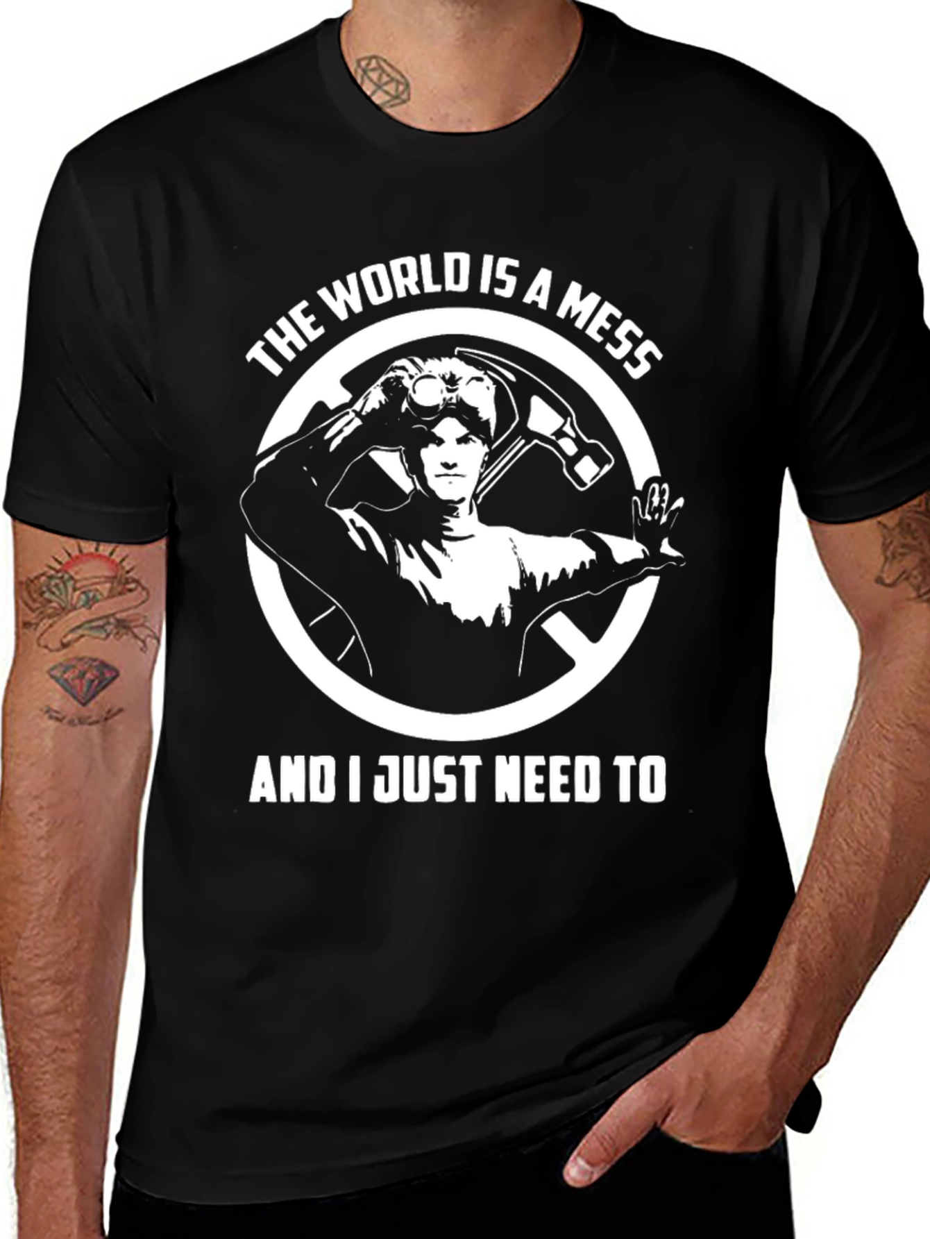 Variant 5 of The World Is A Mess T-Shirt