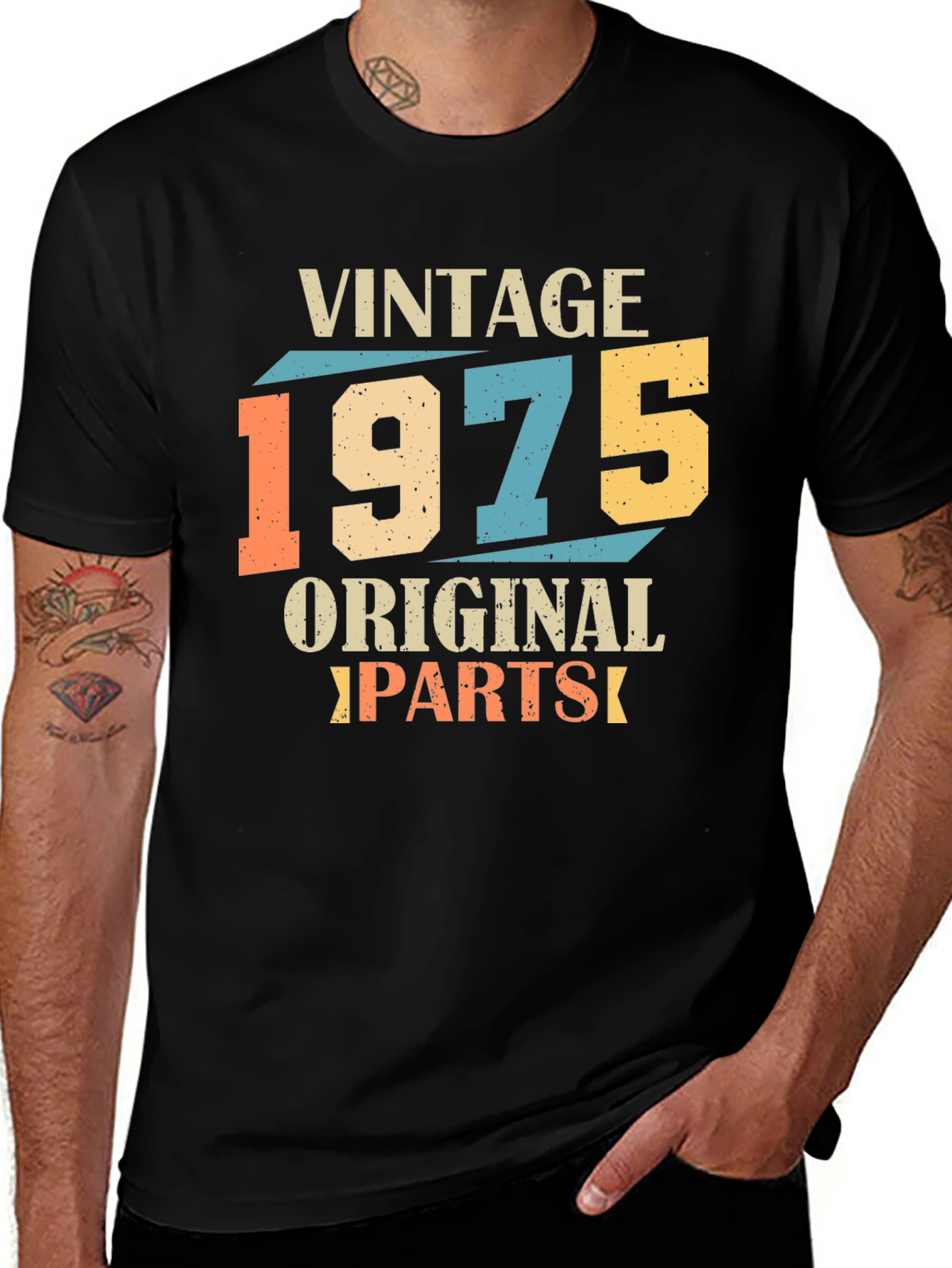 Variant 29 of Vintage 1975 Original Parts T-Shirt