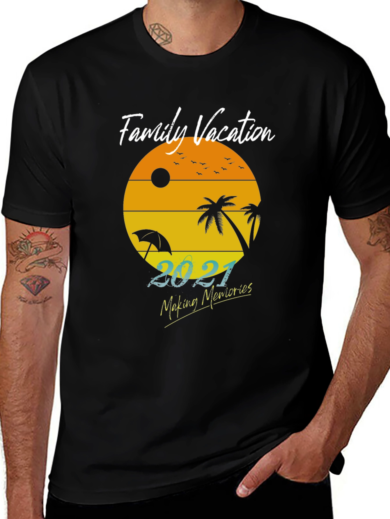 Family Vacation 2021 Memories T-Shirt