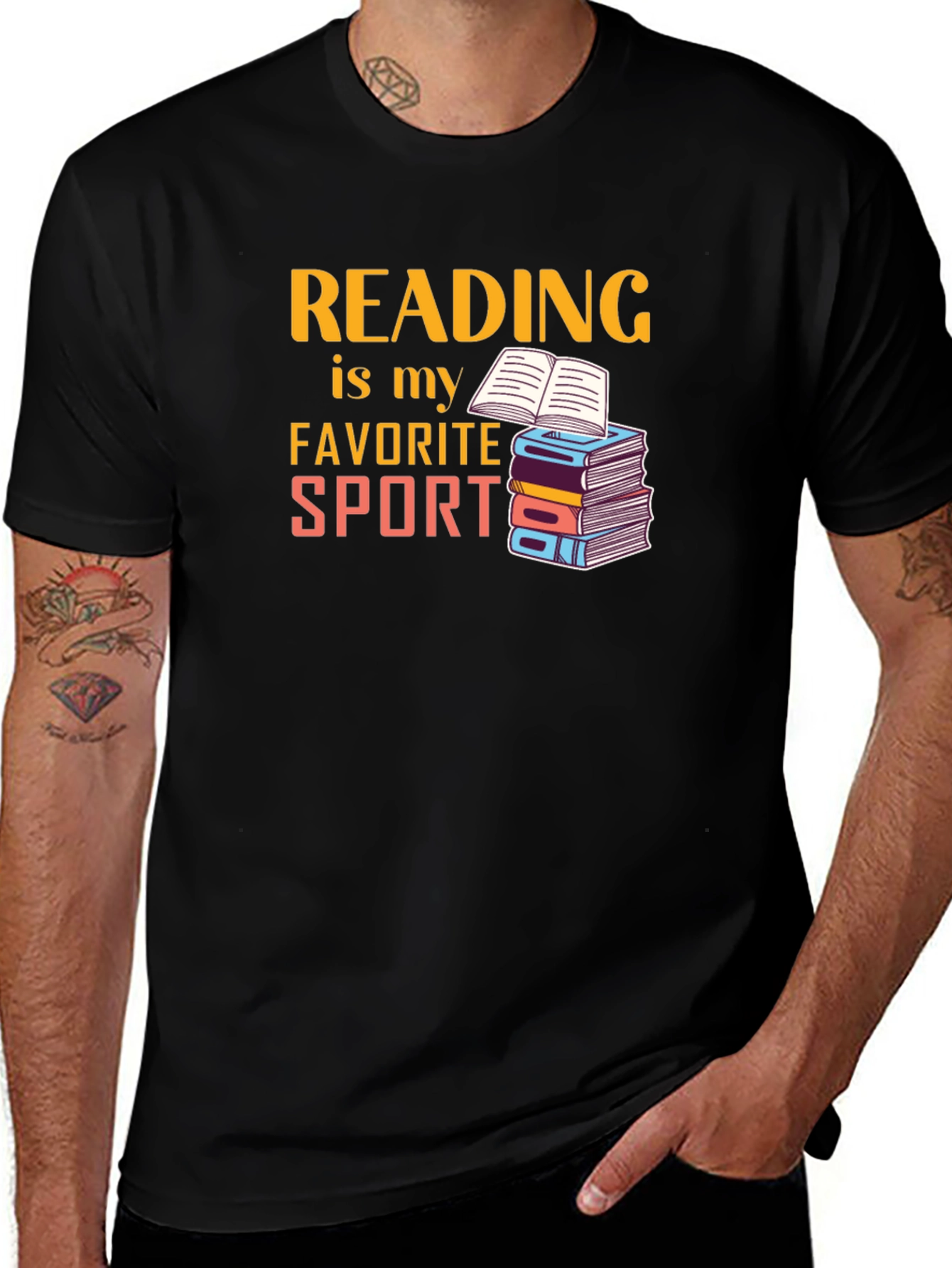 Variant 7 of Reading is My Favorite Sport T-Shirt
