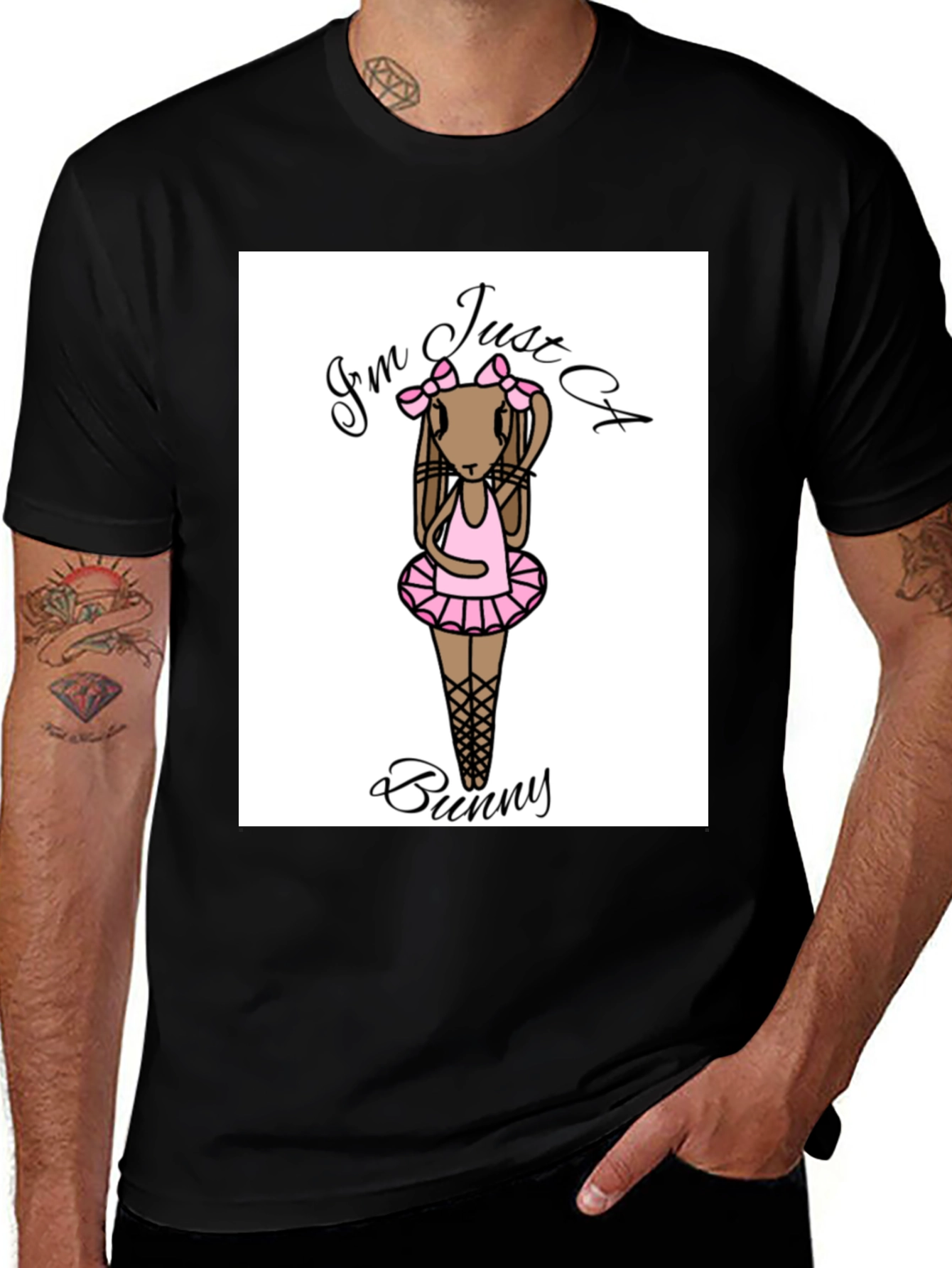 Variant 13 of Ballerina Bunny Graphic T-Shirt