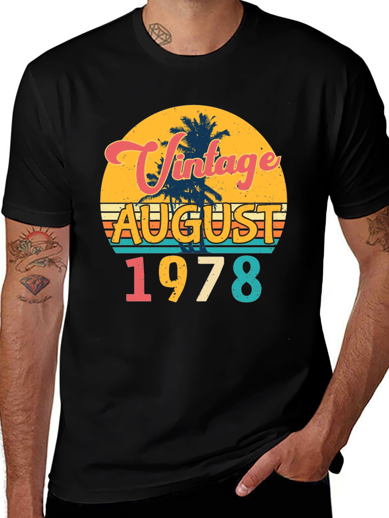 Variant 2 of Vintage August 1978 Graphic T-Shirt