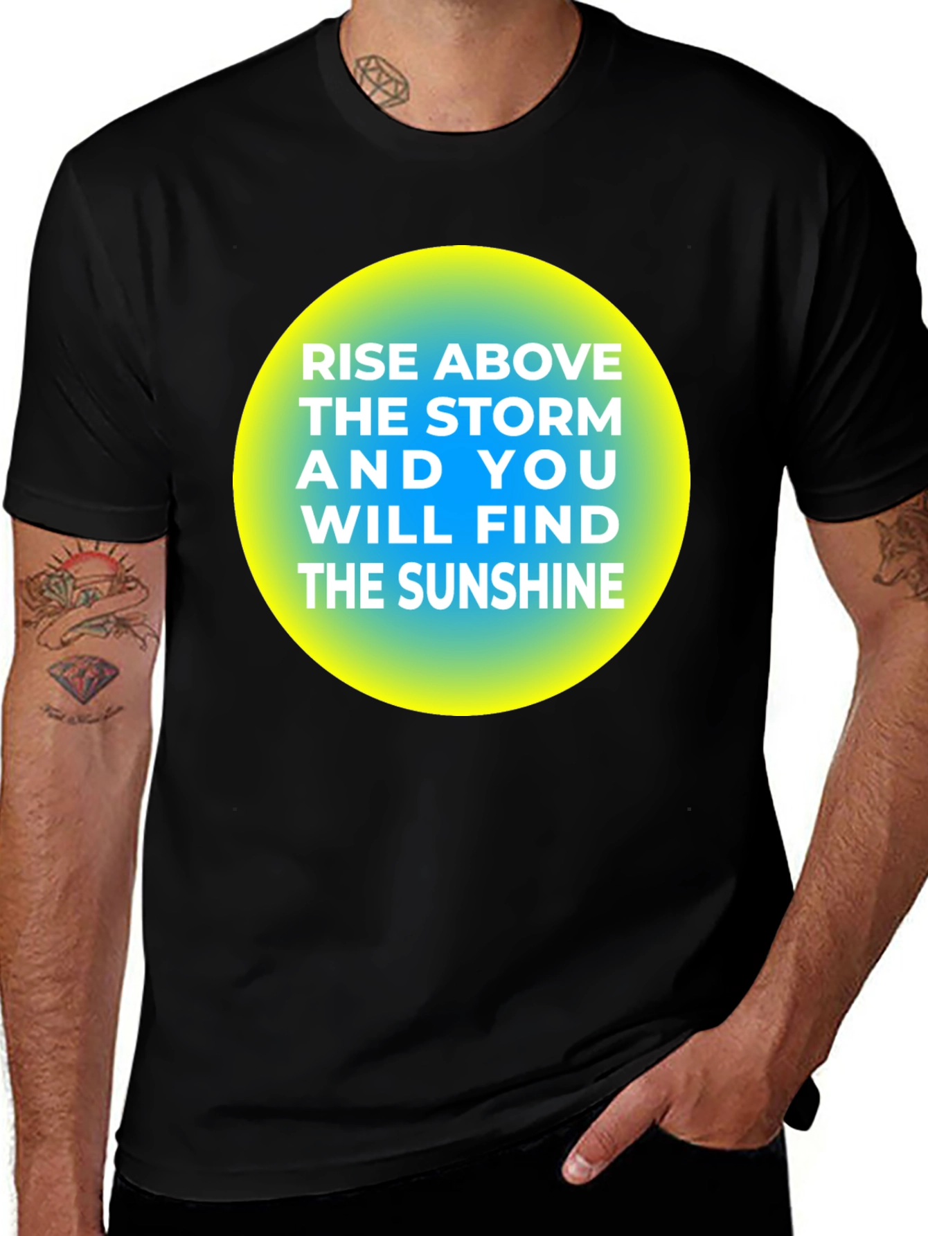 Variant 28 of Rise Above Storm Graphic Tee