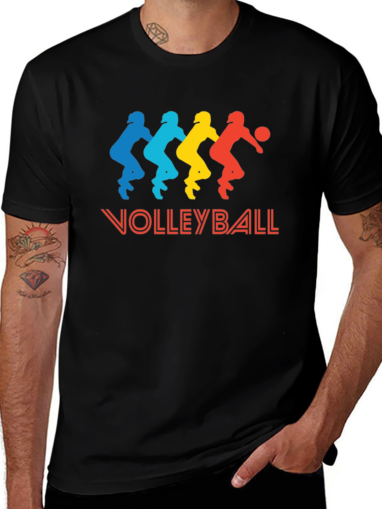 Variant 9 of Volleyball Graphic Print T-Shirt