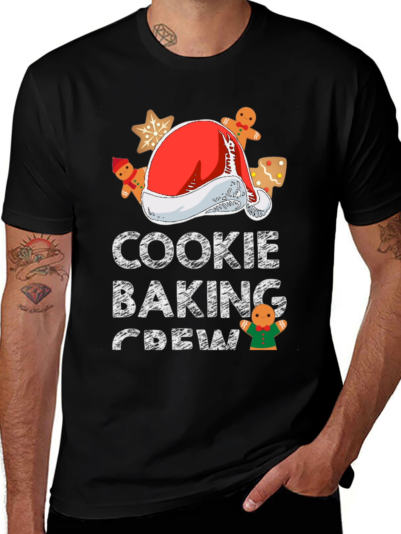 Cookie Baking Crew Christmas T-Shirt
