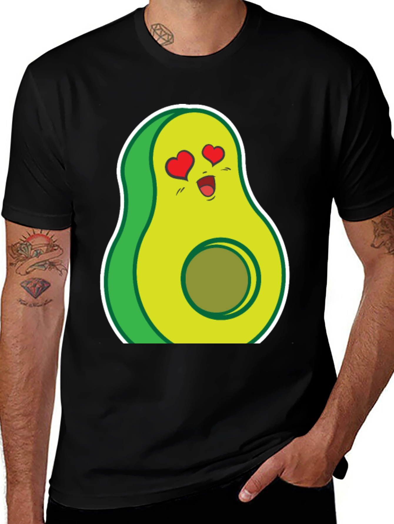Variant 26 of Avocado Love T-Shirt - Funny Food Tee