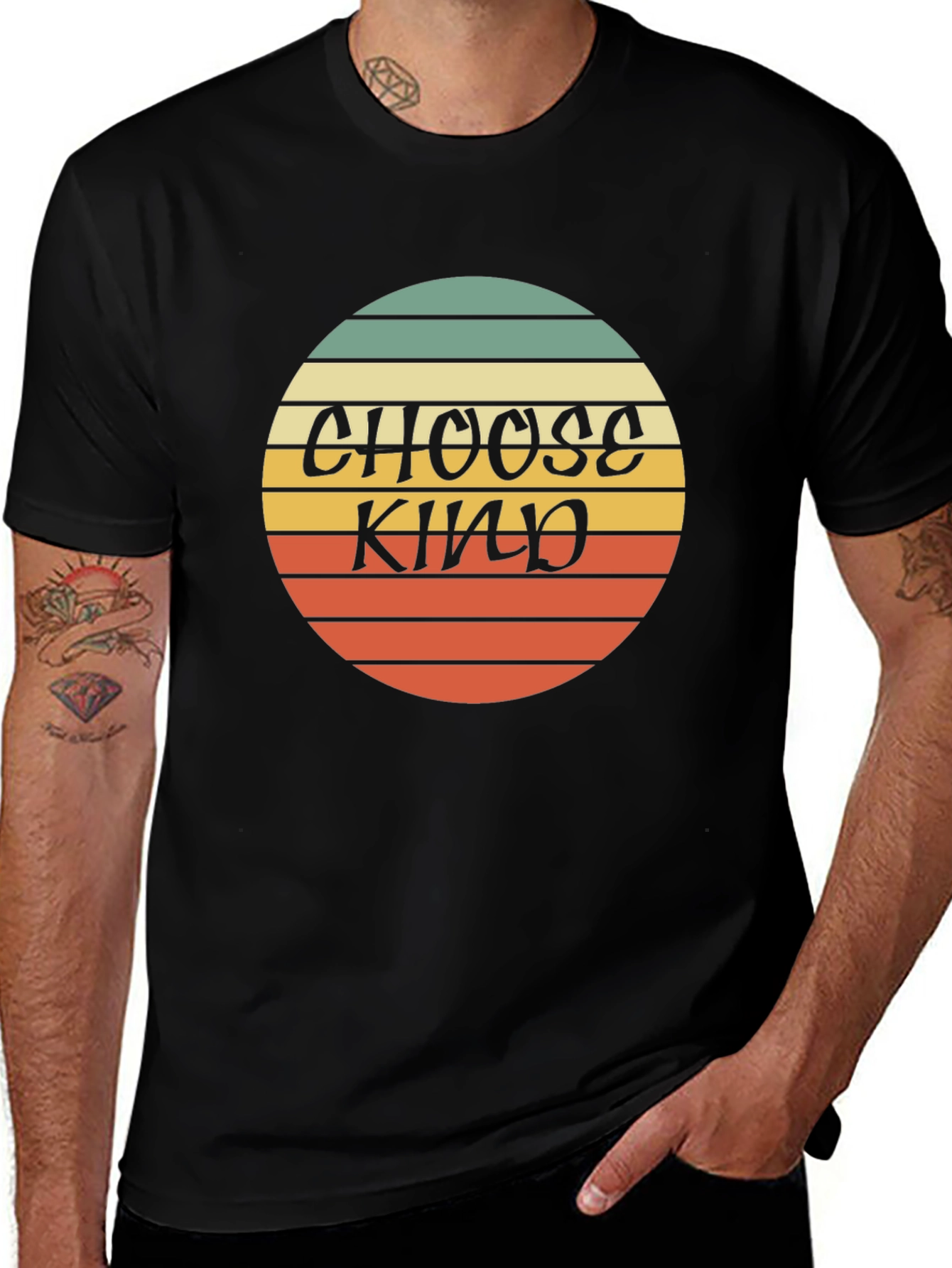 Variant 24 of Choose Kind Retro Graphic Tee